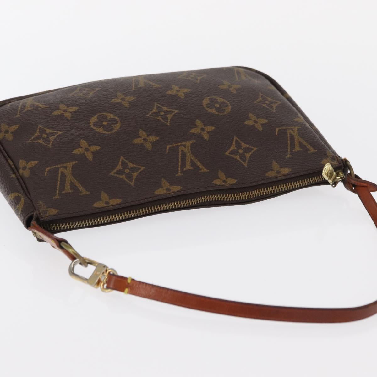 LOUIS VUITTON Monogram Pochette Accessoires Pouch M51980 LV Auth yk19608