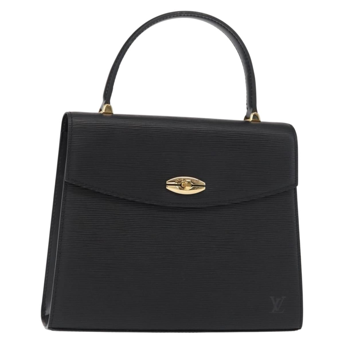 LOUIS VUITTON Epi Malesherbes Hand Bag Black M52372 LV Auth yk19612