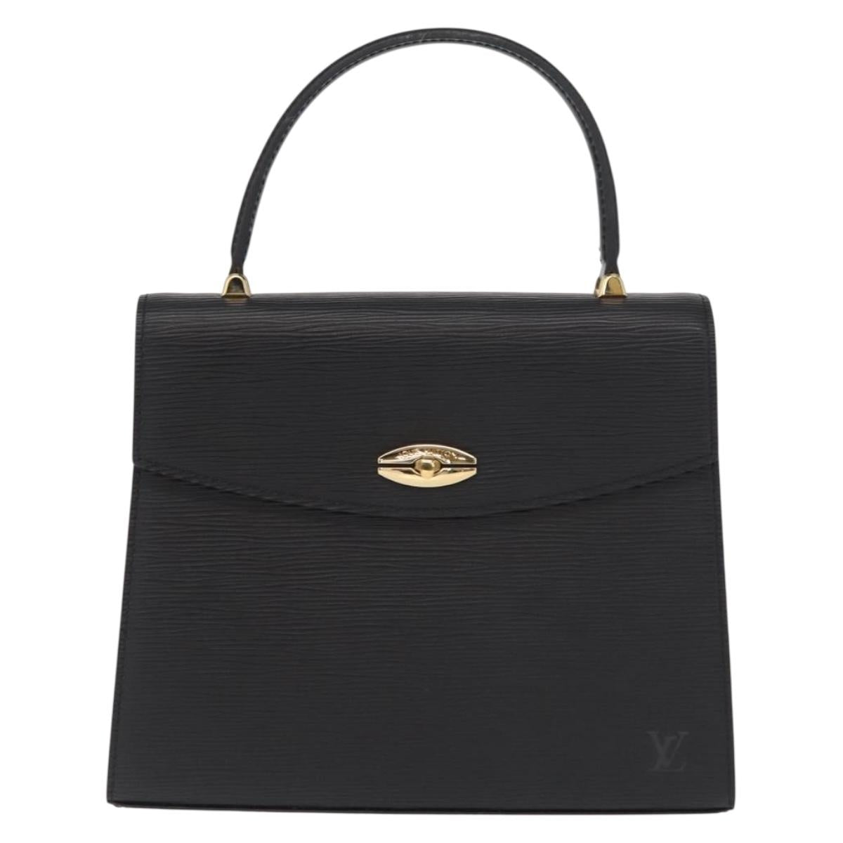 LOUIS VUITTON Epi Malesherbes Hand Bag Black M52372 LV Auth yk19612
