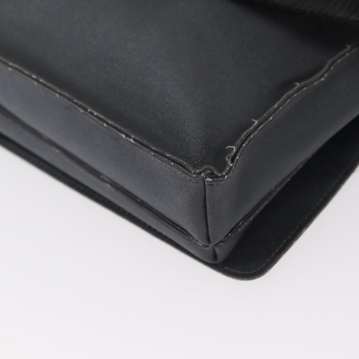 CHANEL Sports Line Waist bag Nylon Gray Silver CC Auth yk19613