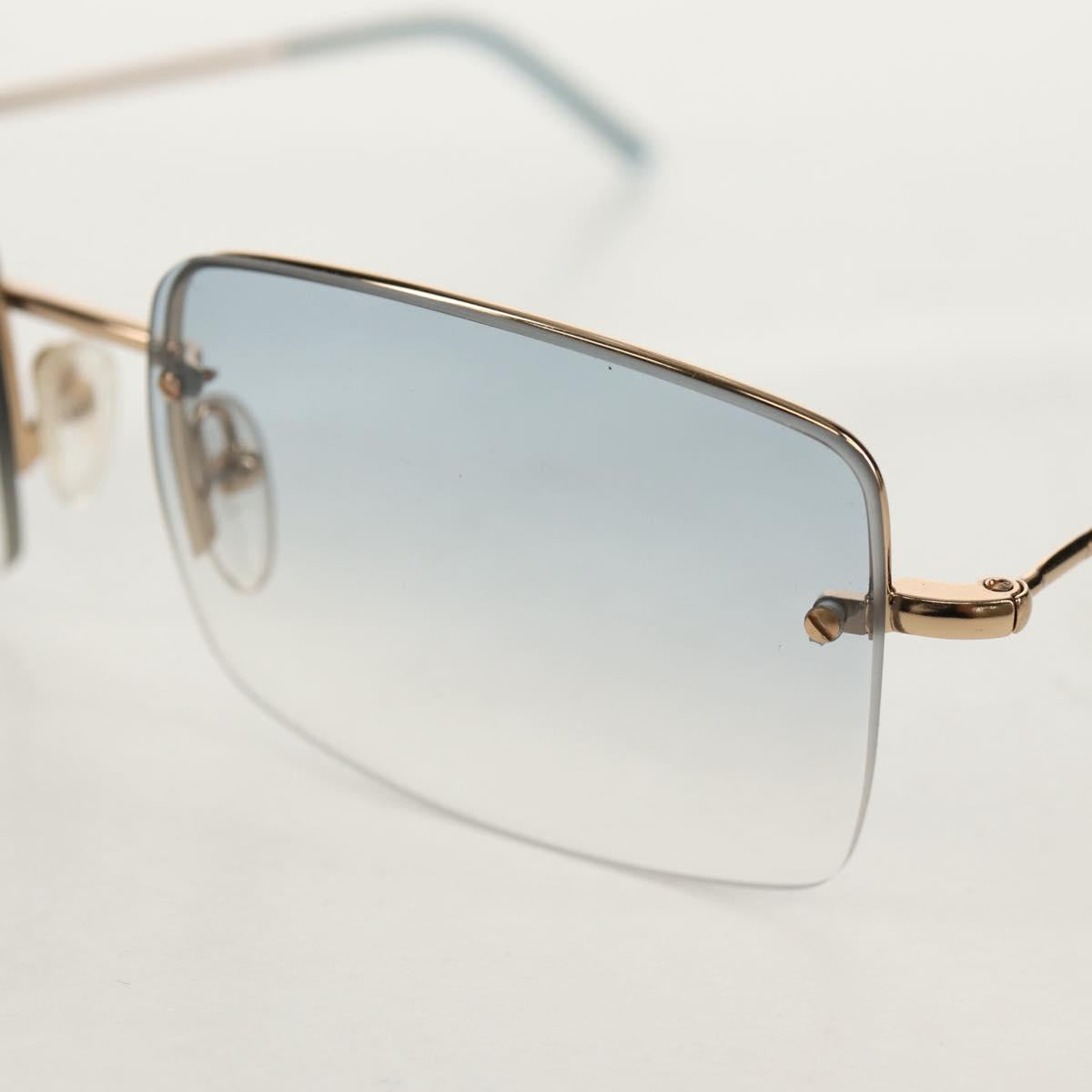 GUCCI Sunglasses metal Blue Auth yk19621V