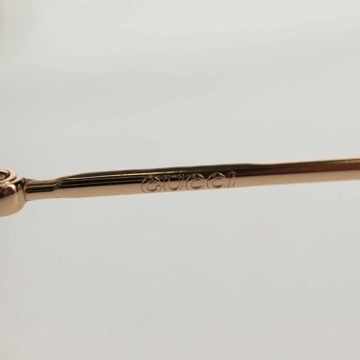 GUCCI Sunglasses metal Blue Auth yk19621V