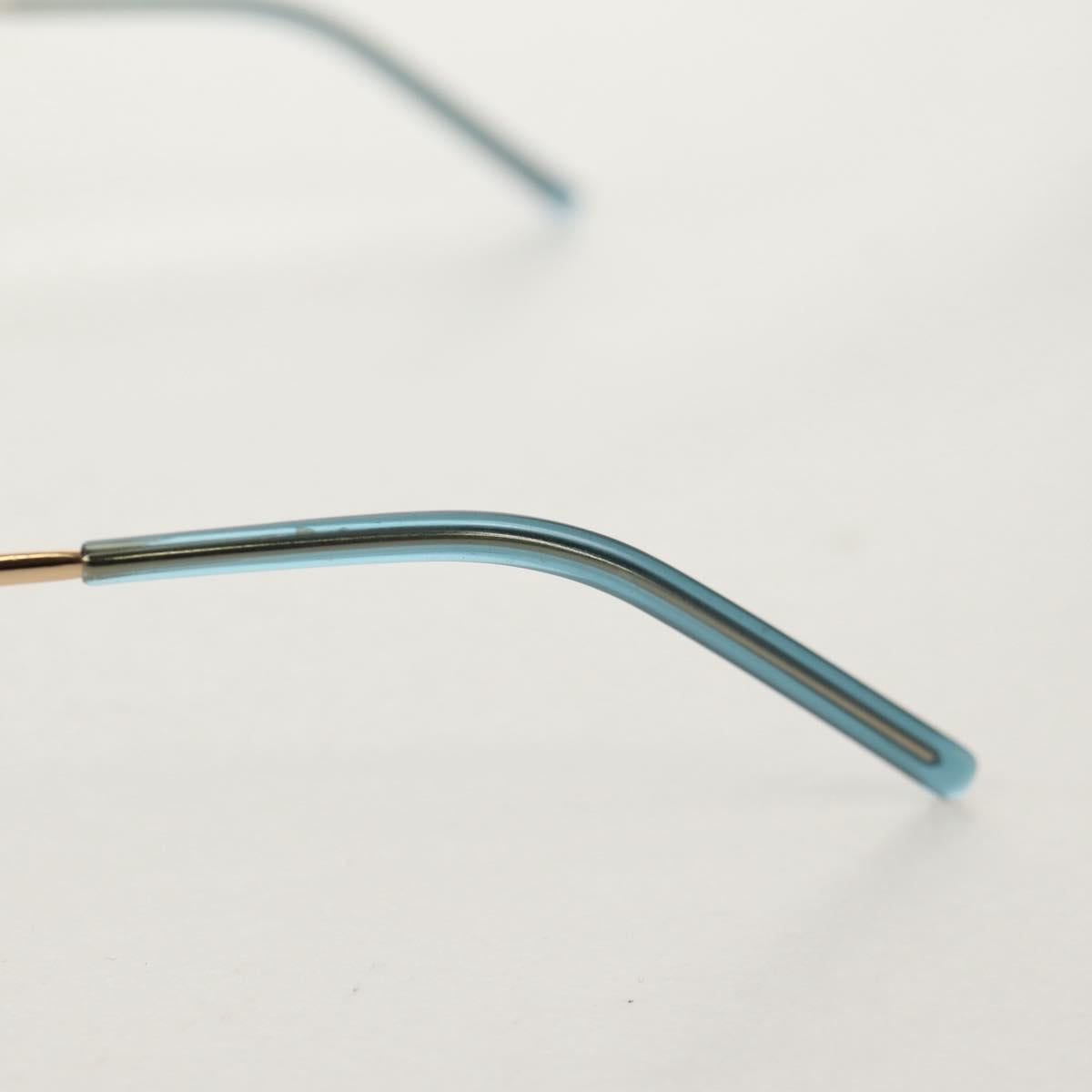 GUCCI Sunglasses metal Blue Auth yk19621V