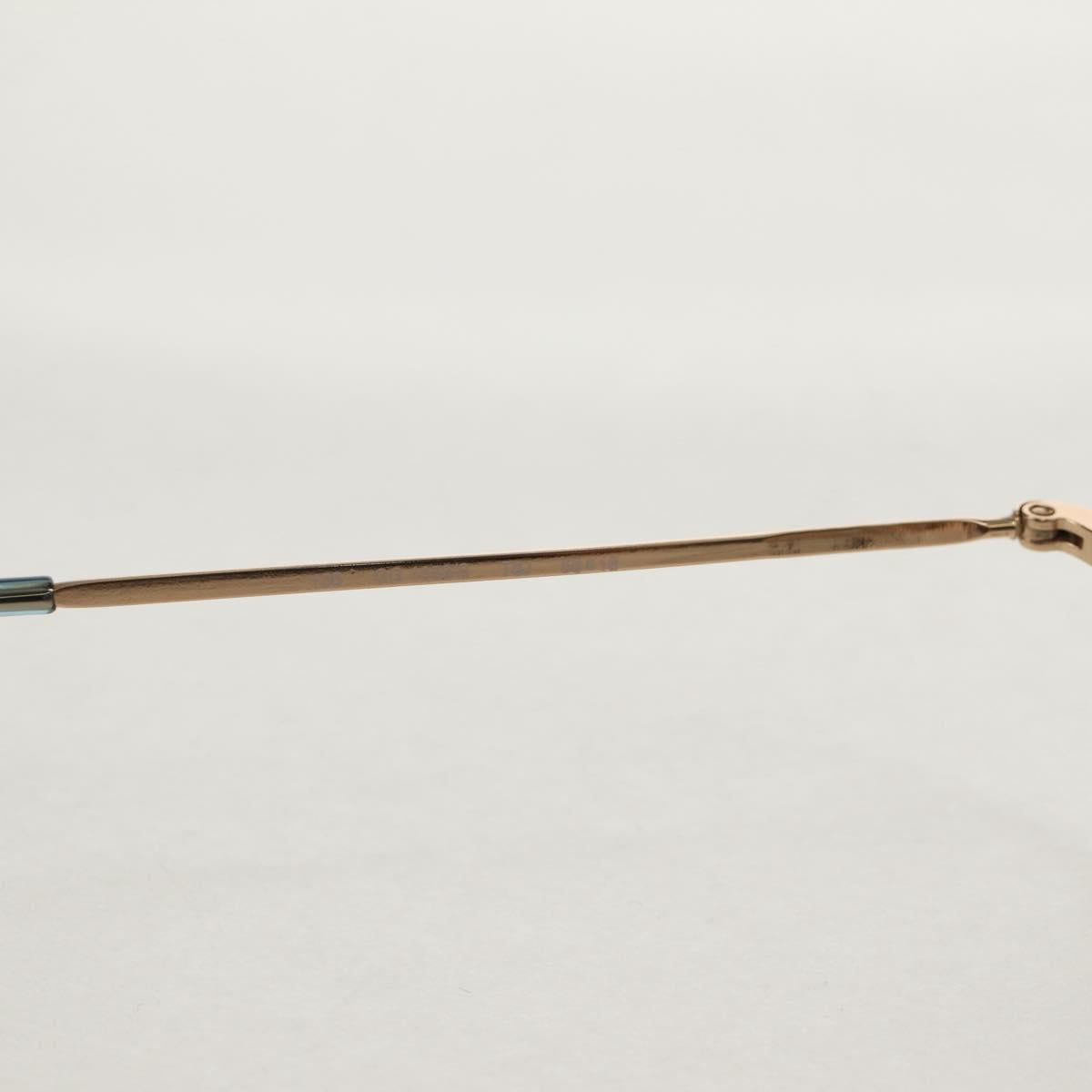 GUCCI Sunglasses metal Blue Auth yk19621V