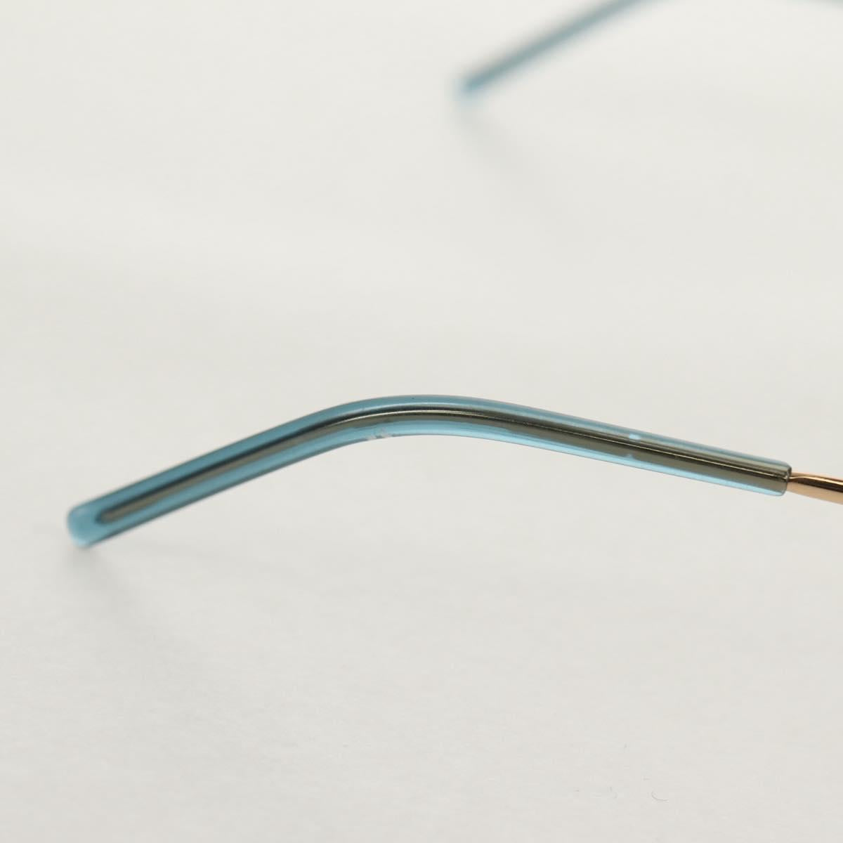 GUCCI Sunglasses metal Blue Auth yk19621V