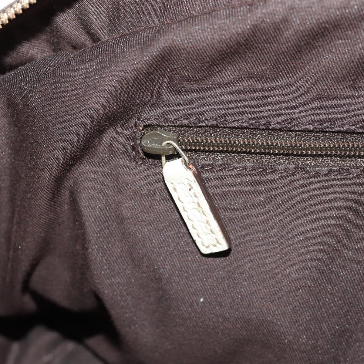 GUCCI Pretty GG Canvas Web Sherry Line Hand Bag Beige Gold 161720 Auth yk19624V