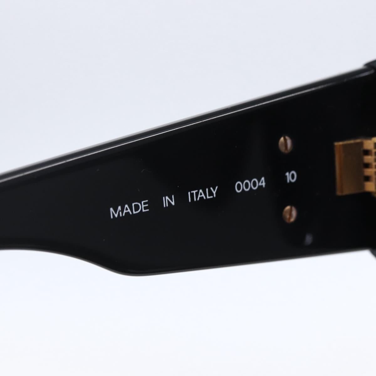 CHANEL Sunglasses Plastic Black CC Auth yk19628