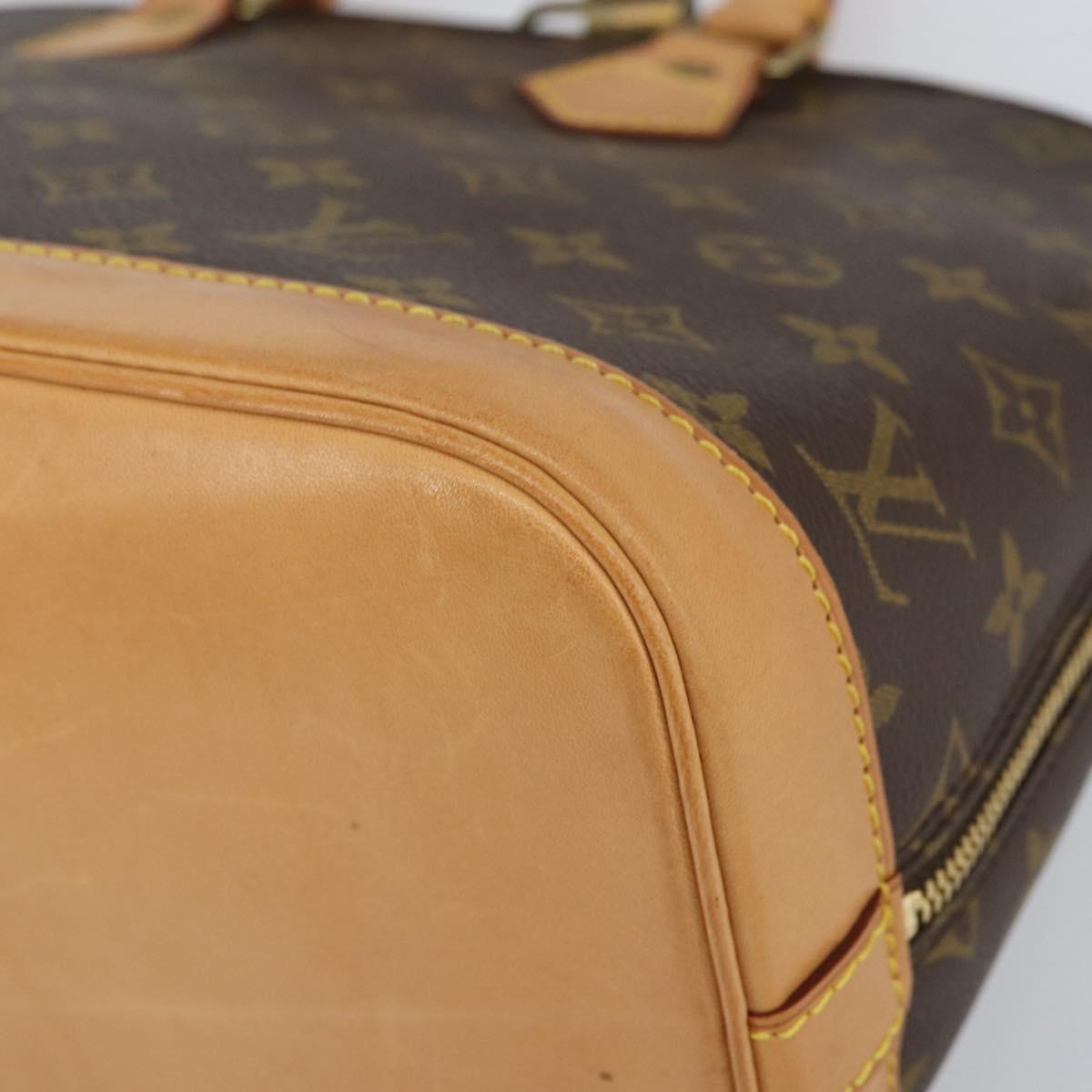 LOUIS VUITTON Monogram Alma Hand Bag M51130 LV Auth yk19633V