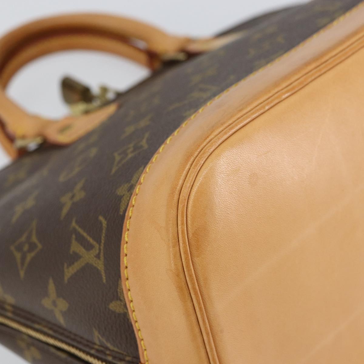 LOUIS VUITTON Monogram Alma Hand Bag M51130 LV Auth yk19633V