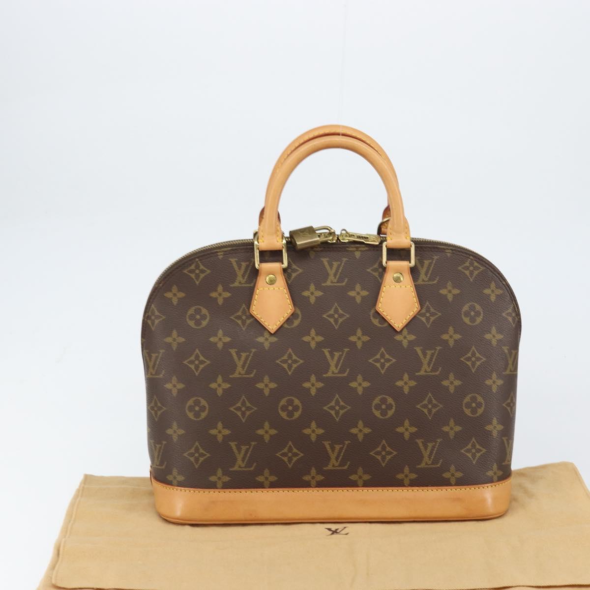 LOUIS VUITTON Monogram Alma Hand Bag M51130 LV Auth yk19633V