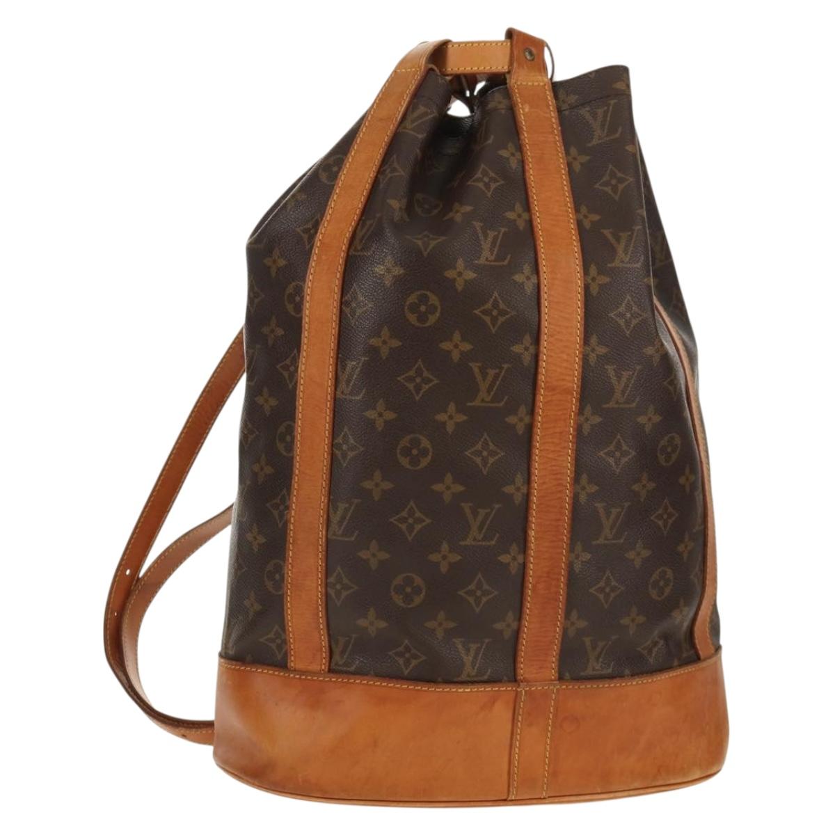 LOUIS VUITTON Monogram Randonnee GM Shoulder Bag M42244 LV Auth yk19637