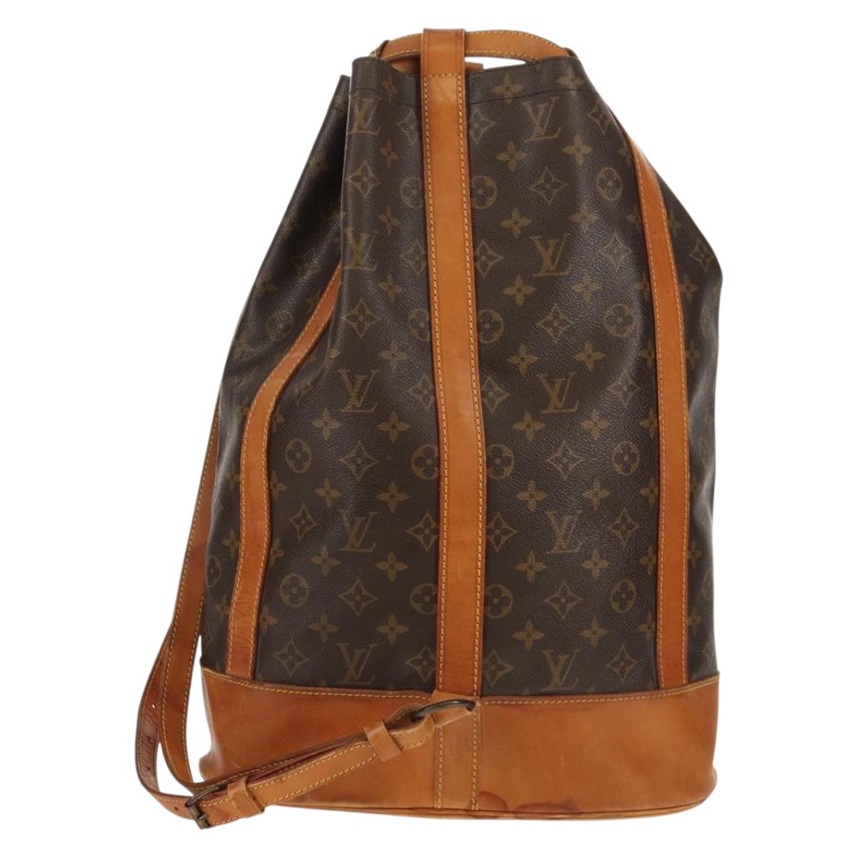 LOUIS VUITTON Monogram Randonnee GM Shoulder Bag M42244 LV Auth yk19637