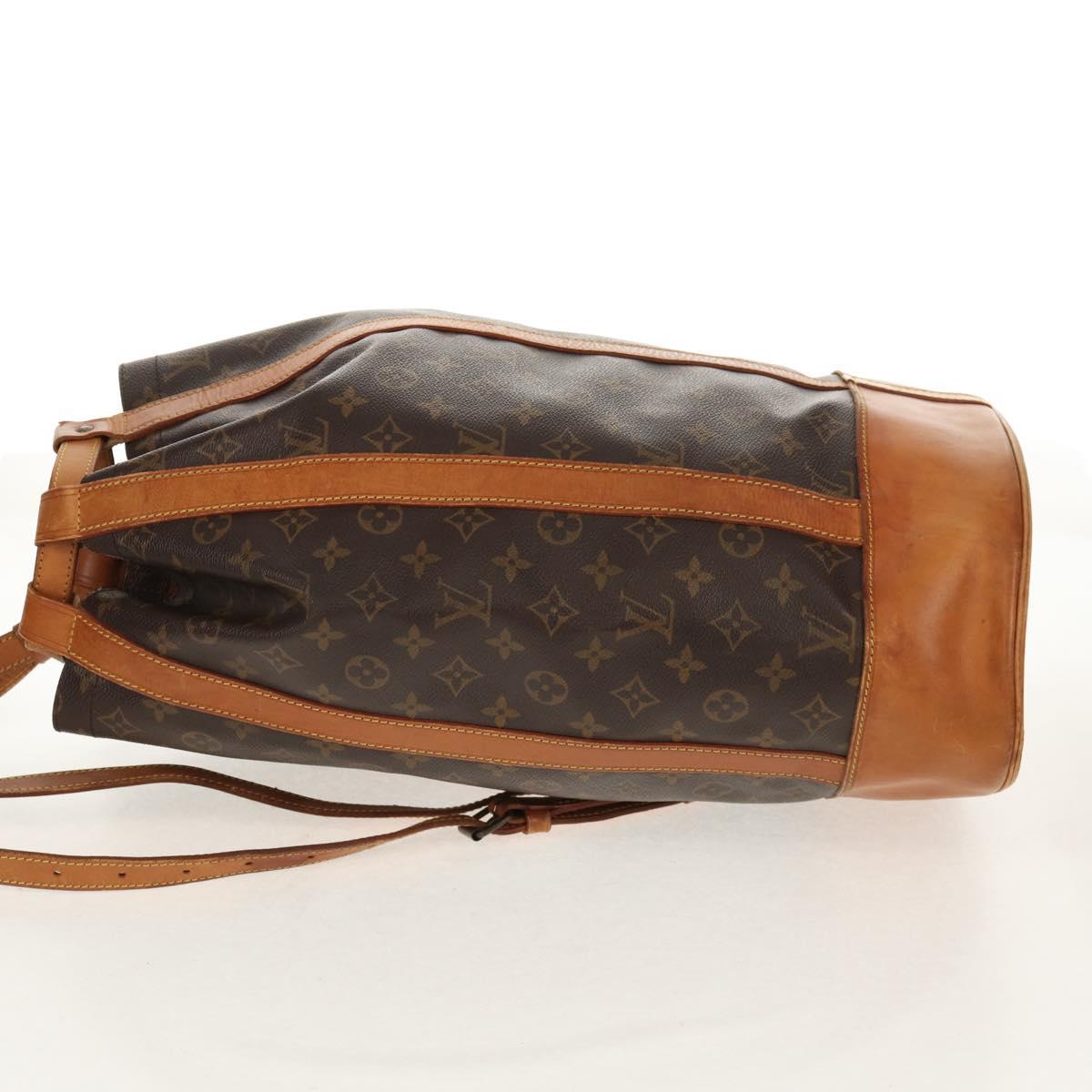 LOUIS VUITTON Monogram Randonnee GM Shoulder Bag M42244 LV Auth yk19637