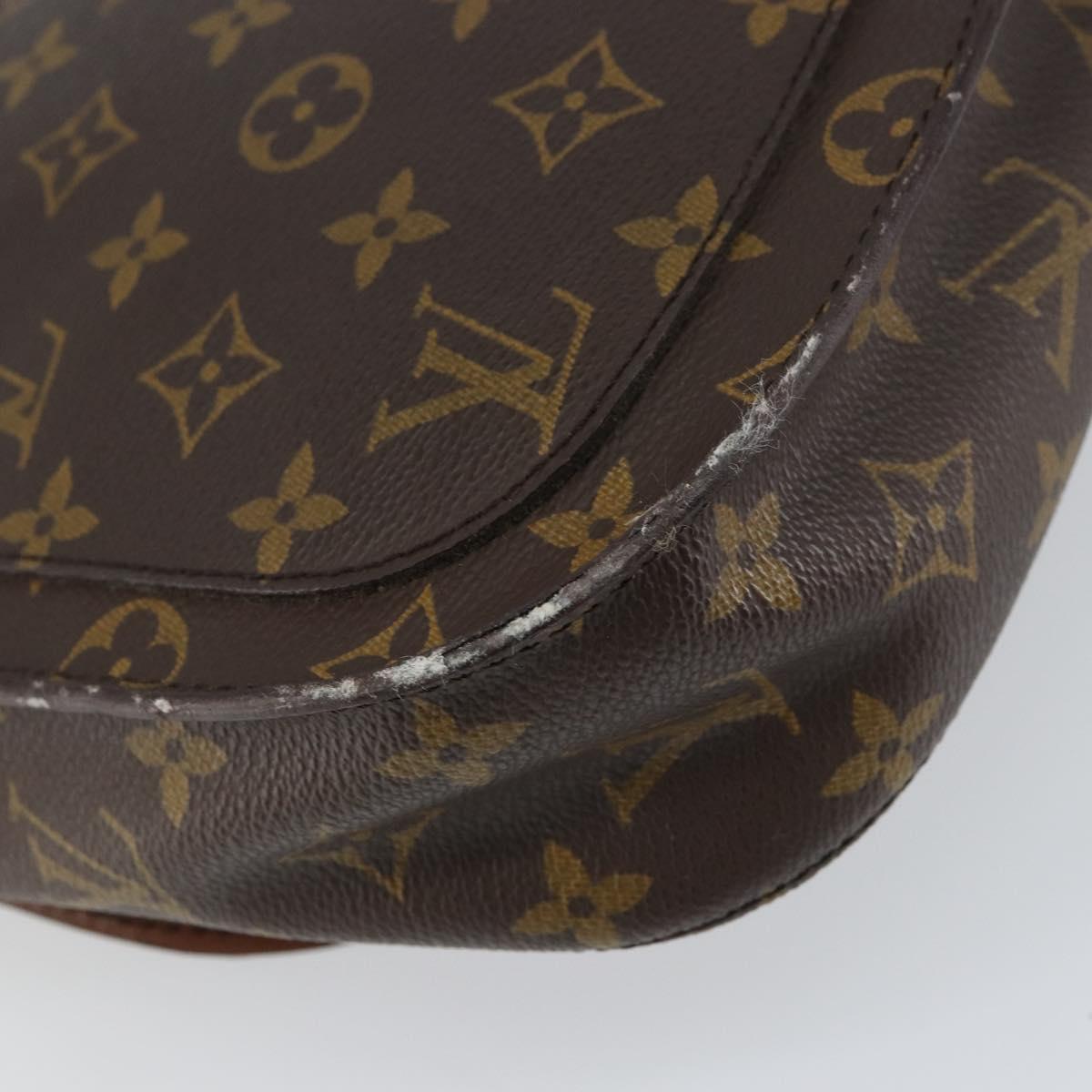 LOUIS VUITTON Monogram Saint Cloud GM Shoulder Bag M51242 LV Auth yk19638