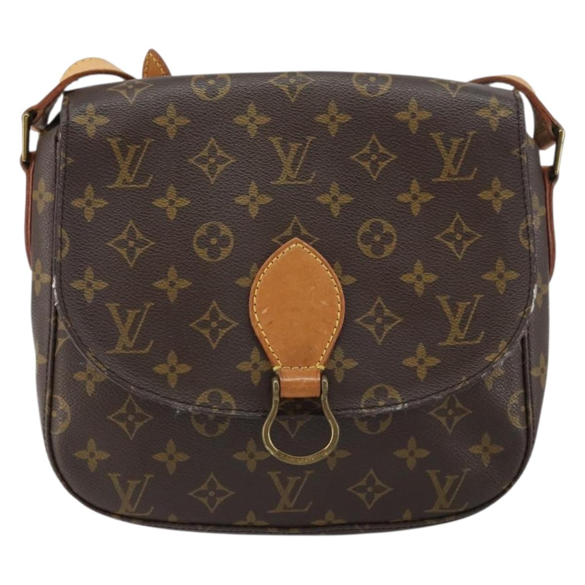 LOUIS VUITTON Monogram Saint Cloud GM Shoulder Bag M51242 LV Auth yk19638