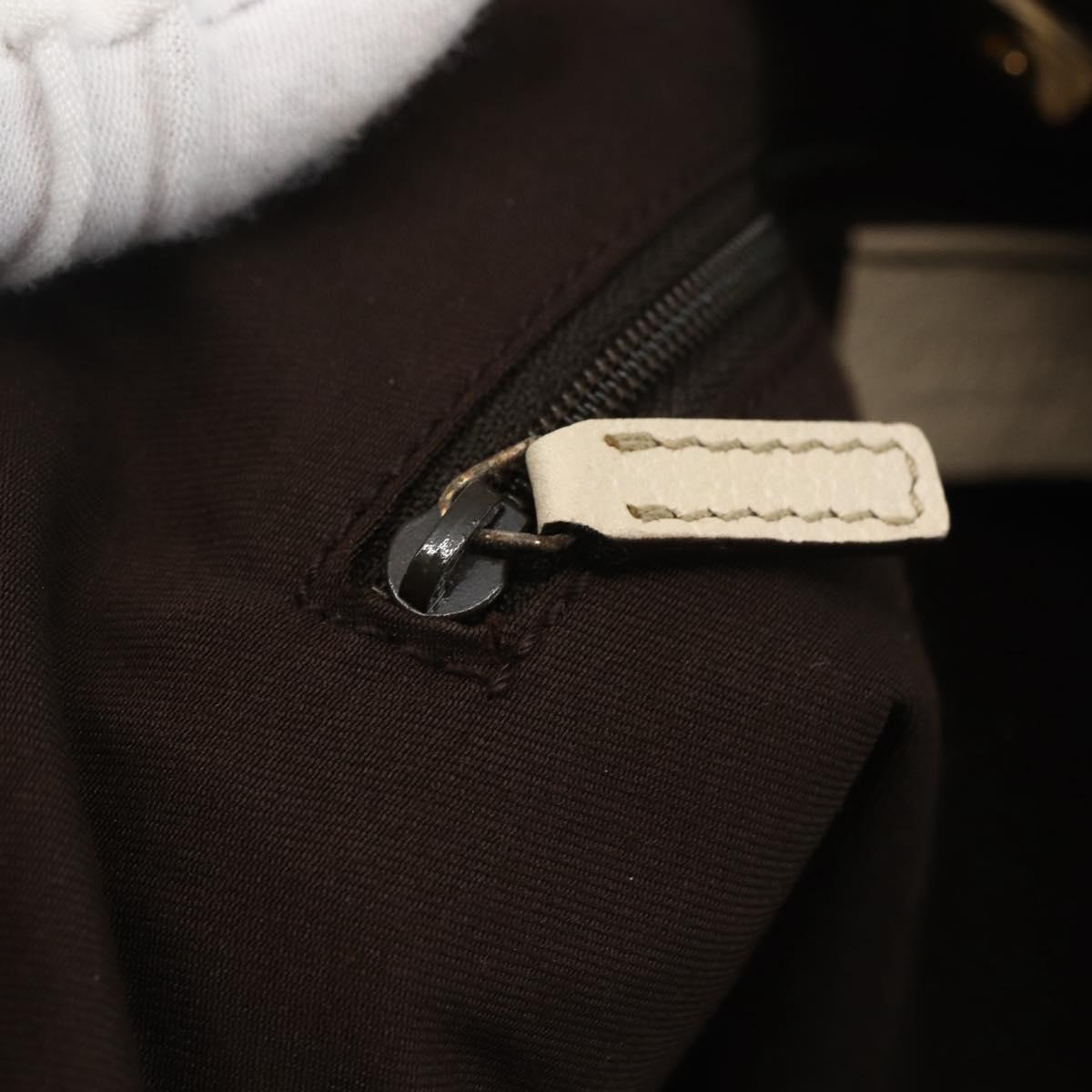 GUCCI GG Canvas Abbey Tote Bag Beige Gold 146247 Auth yk19639V