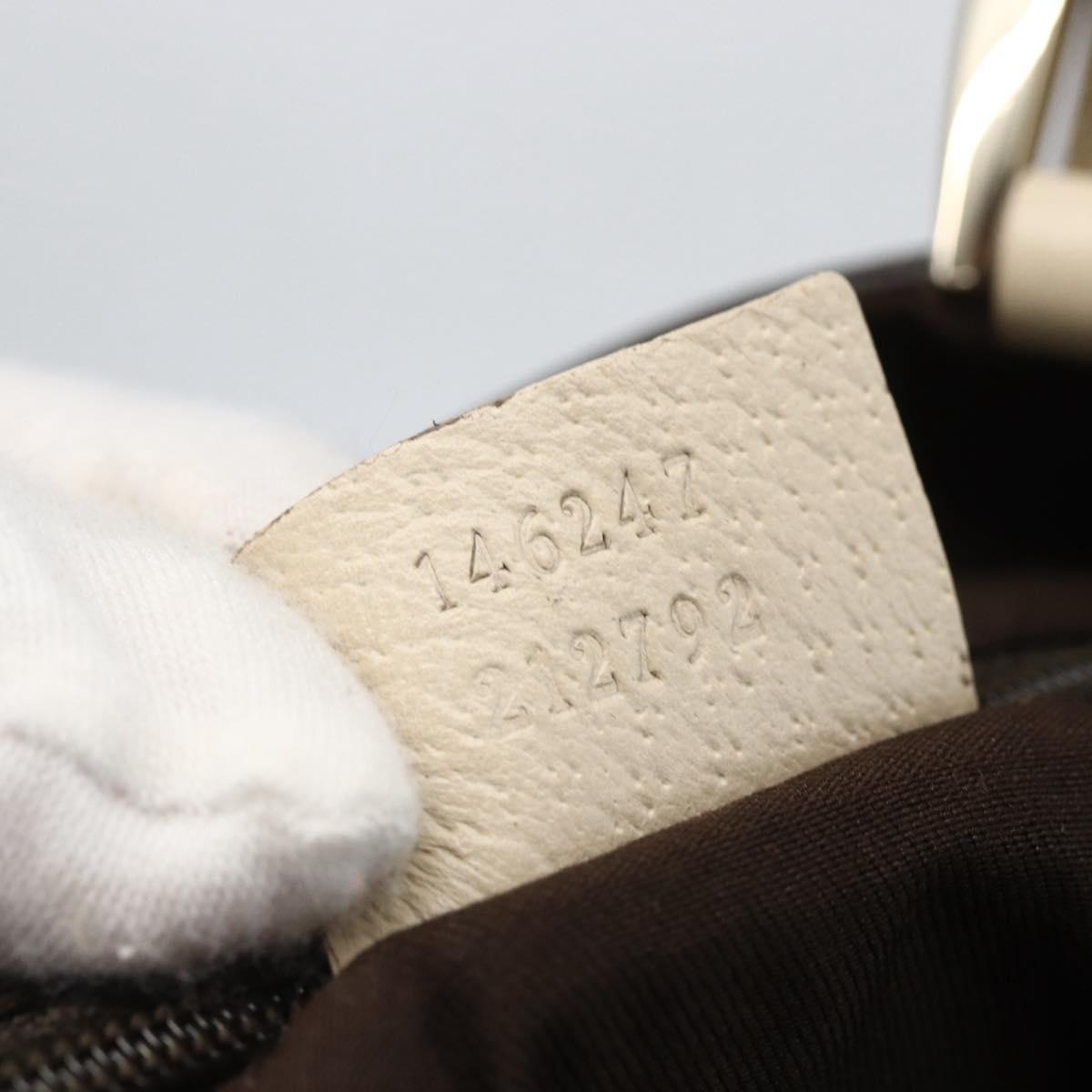 GUCCI GG Canvas Abbey Tote Bag Beige Gold 146247 Auth yk19639V