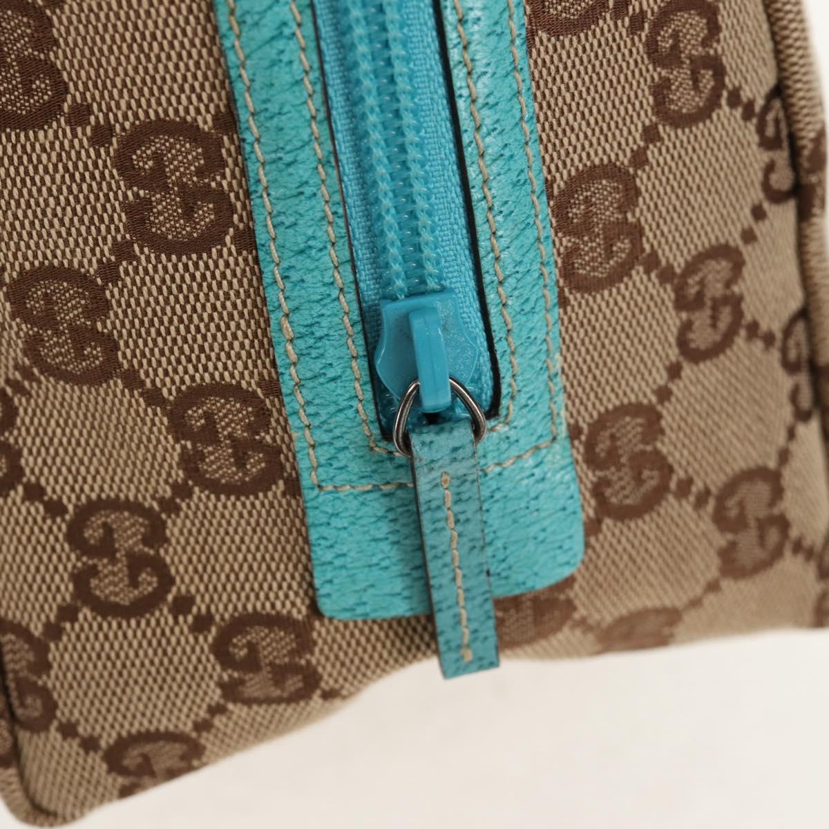 GUCCI GG Canvas Hand Bag Beige 124542 Auth yk19640V