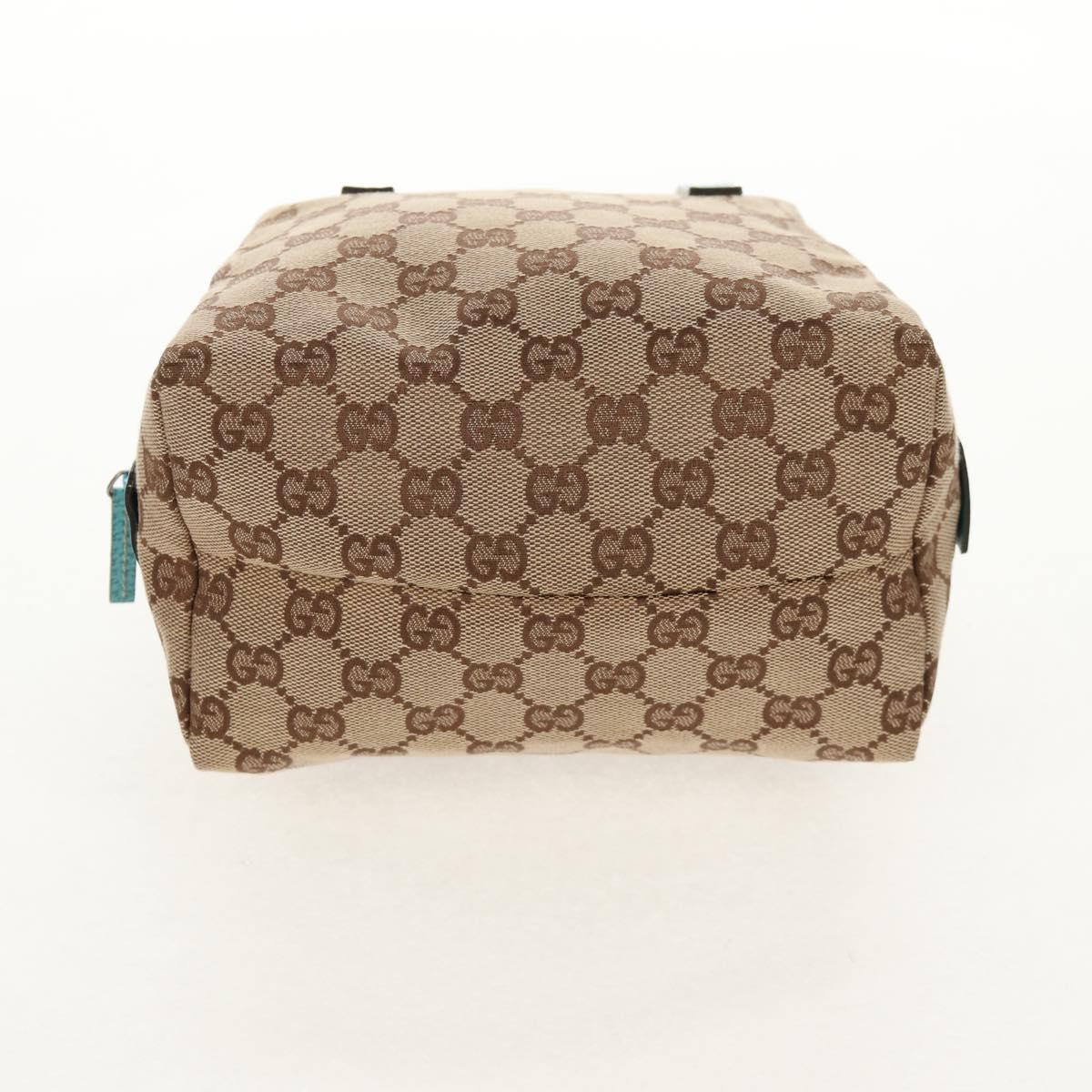GUCCI GG Canvas Hand Bag Beige 124542 Auth yk19640V