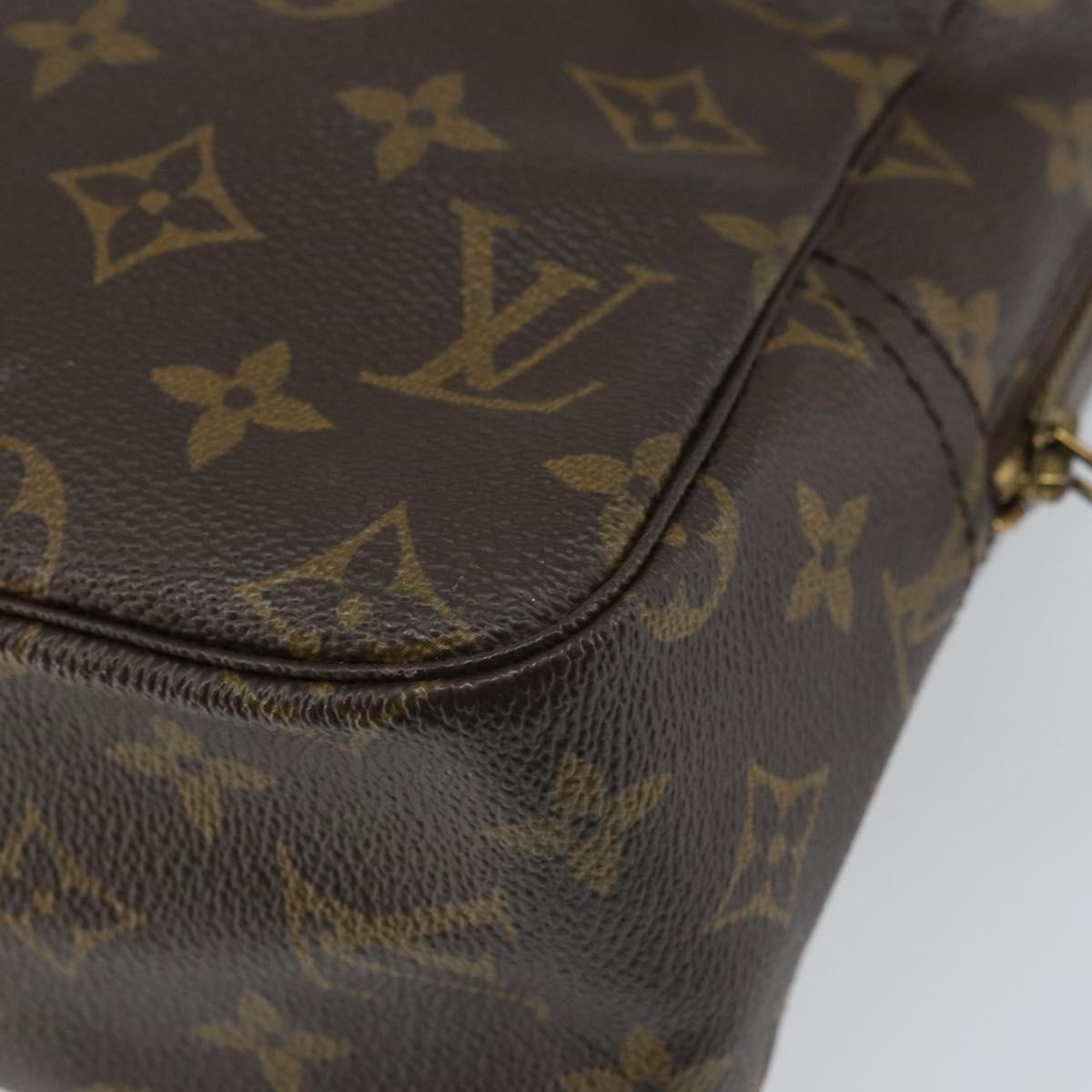 LOUIS VUITTON Monogram Trousse Toilette 28 Clutch Bag M47522 LV Auth yk19641