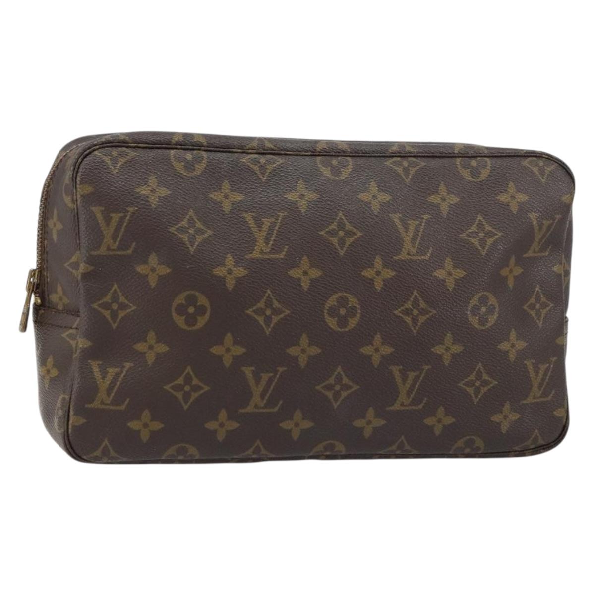 LOUIS VUITTON Monogram Trousse Toilette 28 Clutch Bag M47522 LV Auth yk19641