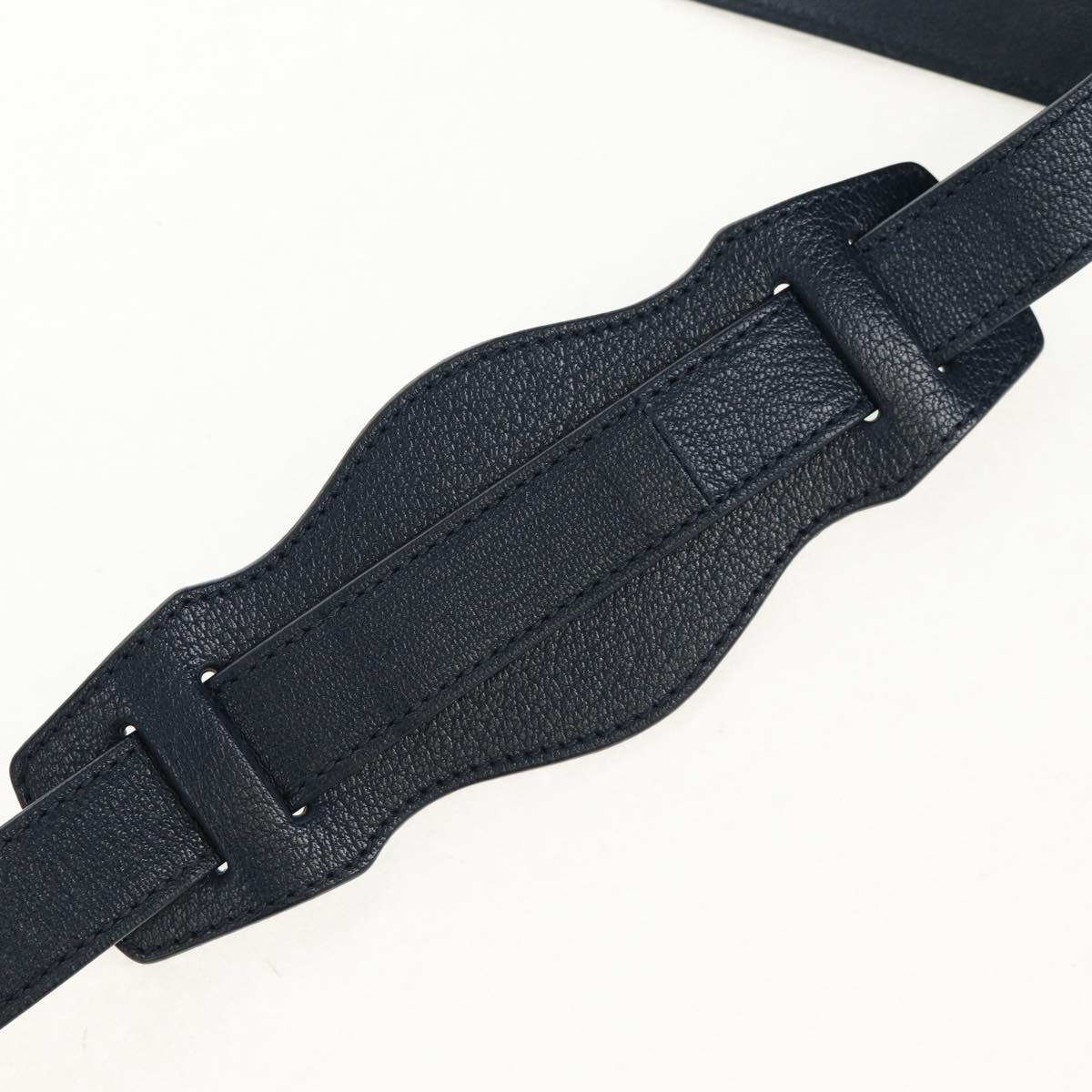 BALENCIAGA Metallic Edge City Hand Bag Leather Navy Gold 432831 Auth yk19642M