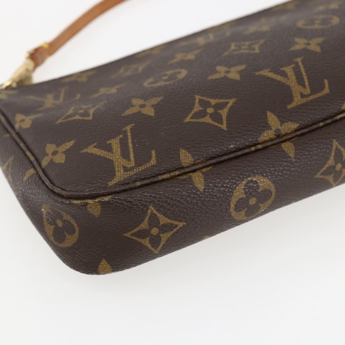 LOUIS VUITTON Monogram Pochette Accessoires Pouch M51980 LV Auth yk19644