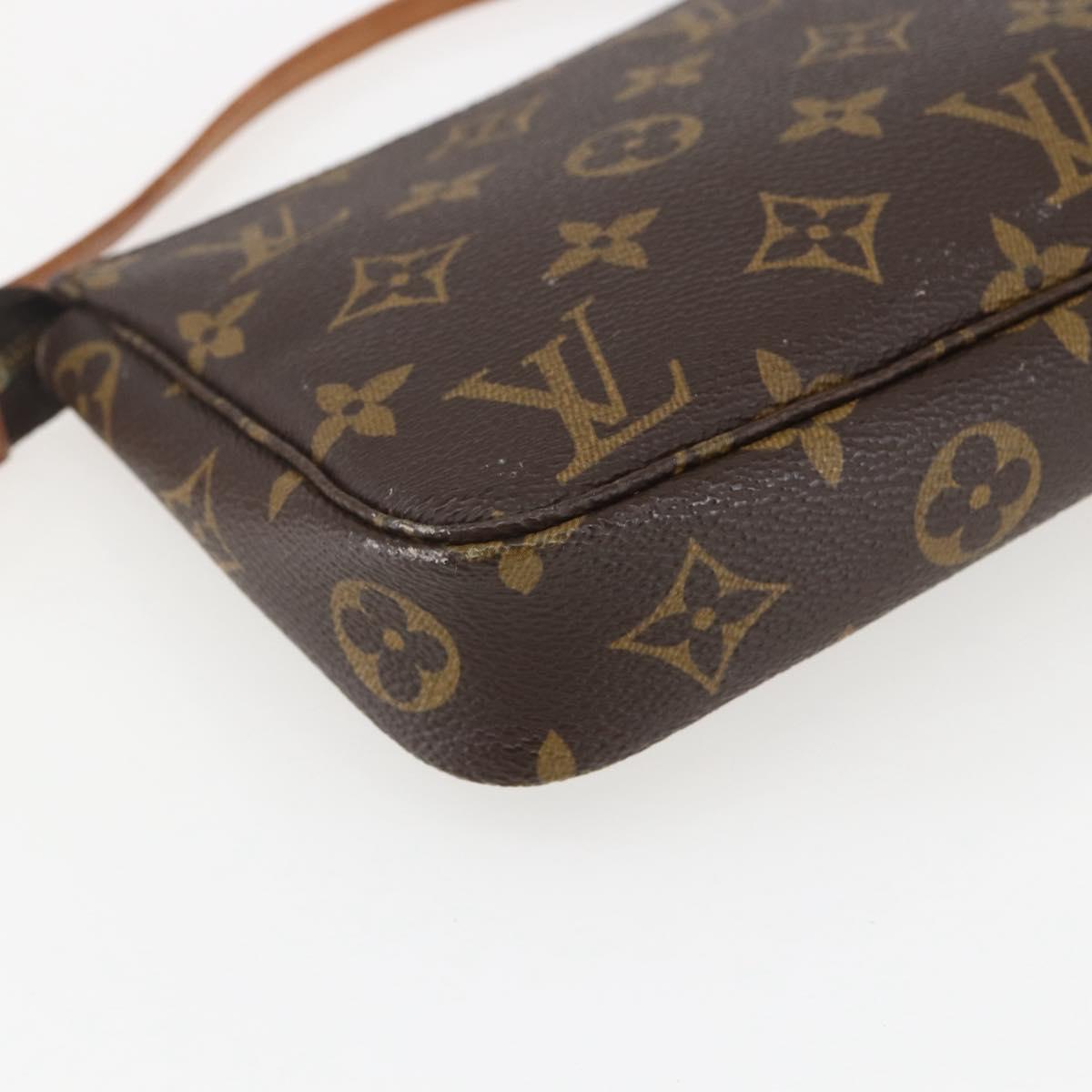 LOUIS VUITTON Monogram Pochette Accessoires Pouch M51980 LV Auth yk19644