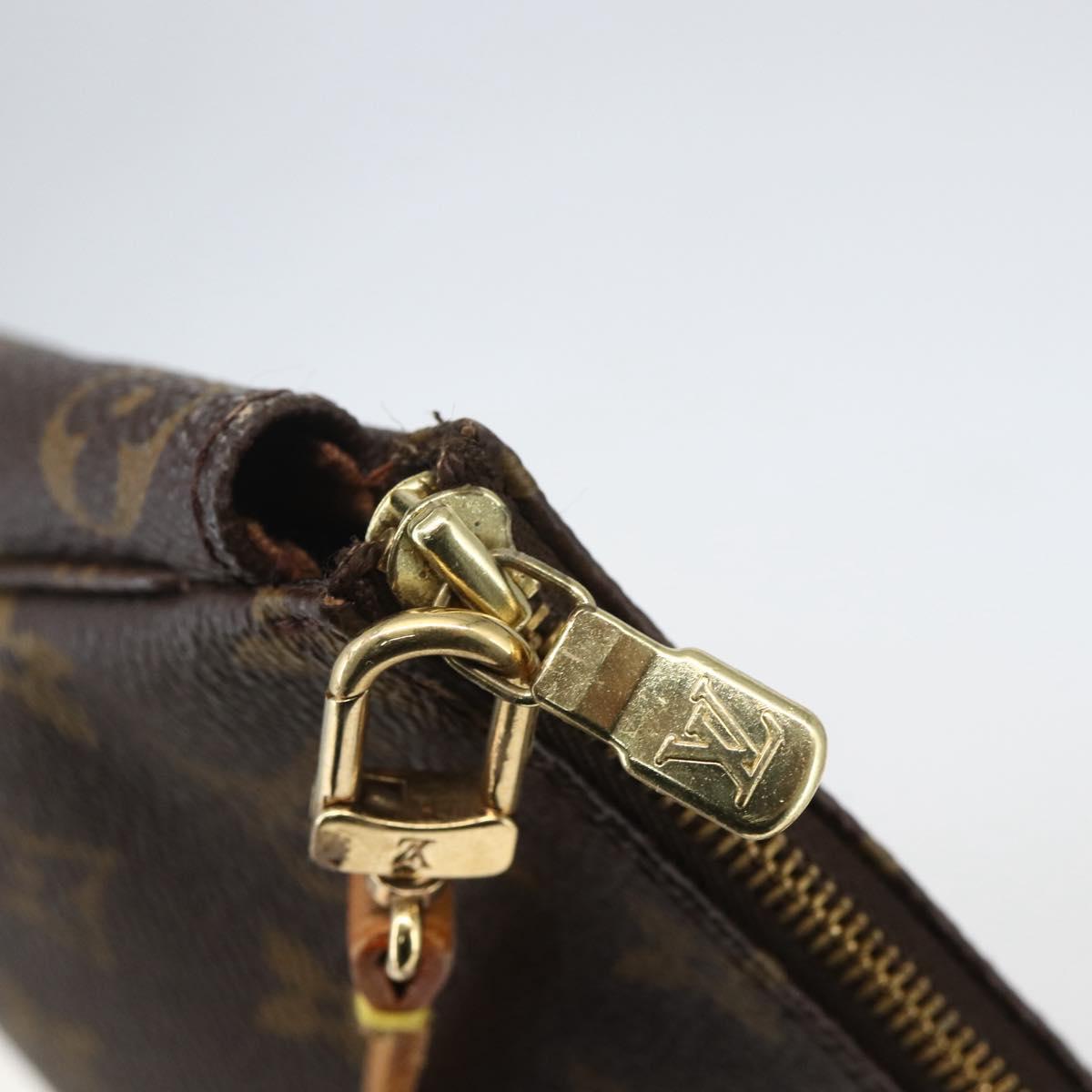 LOUIS VUITTON Monogram Pochette Accessoires Pouch M51980 LV Auth yk19644