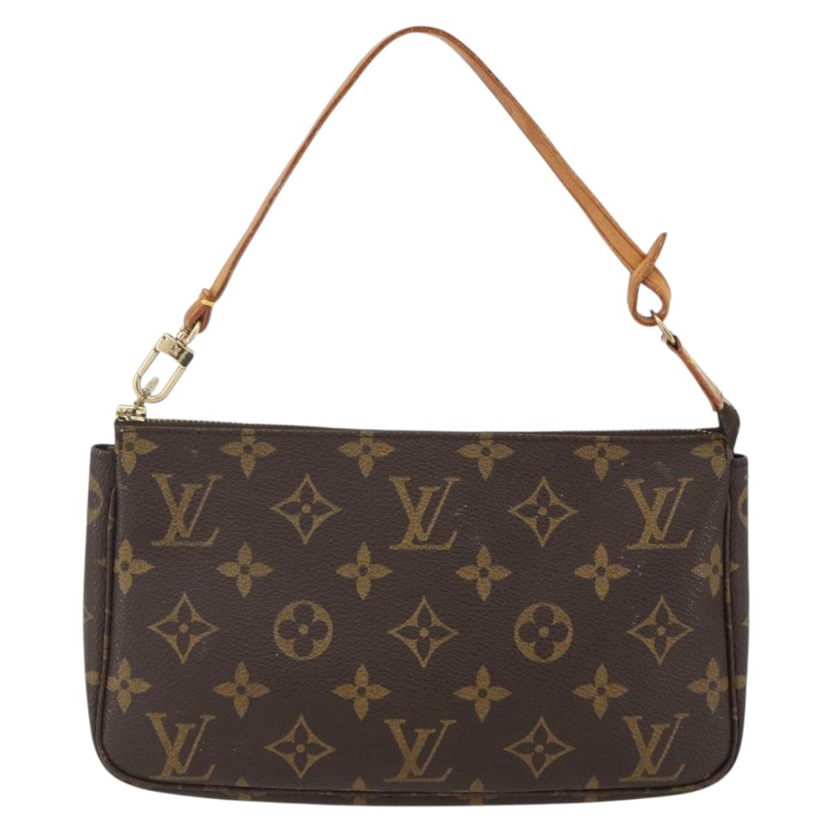 LOUIS VUITTON Monogram Pochette Accessoires Pouch M51980 LV Auth yk19644