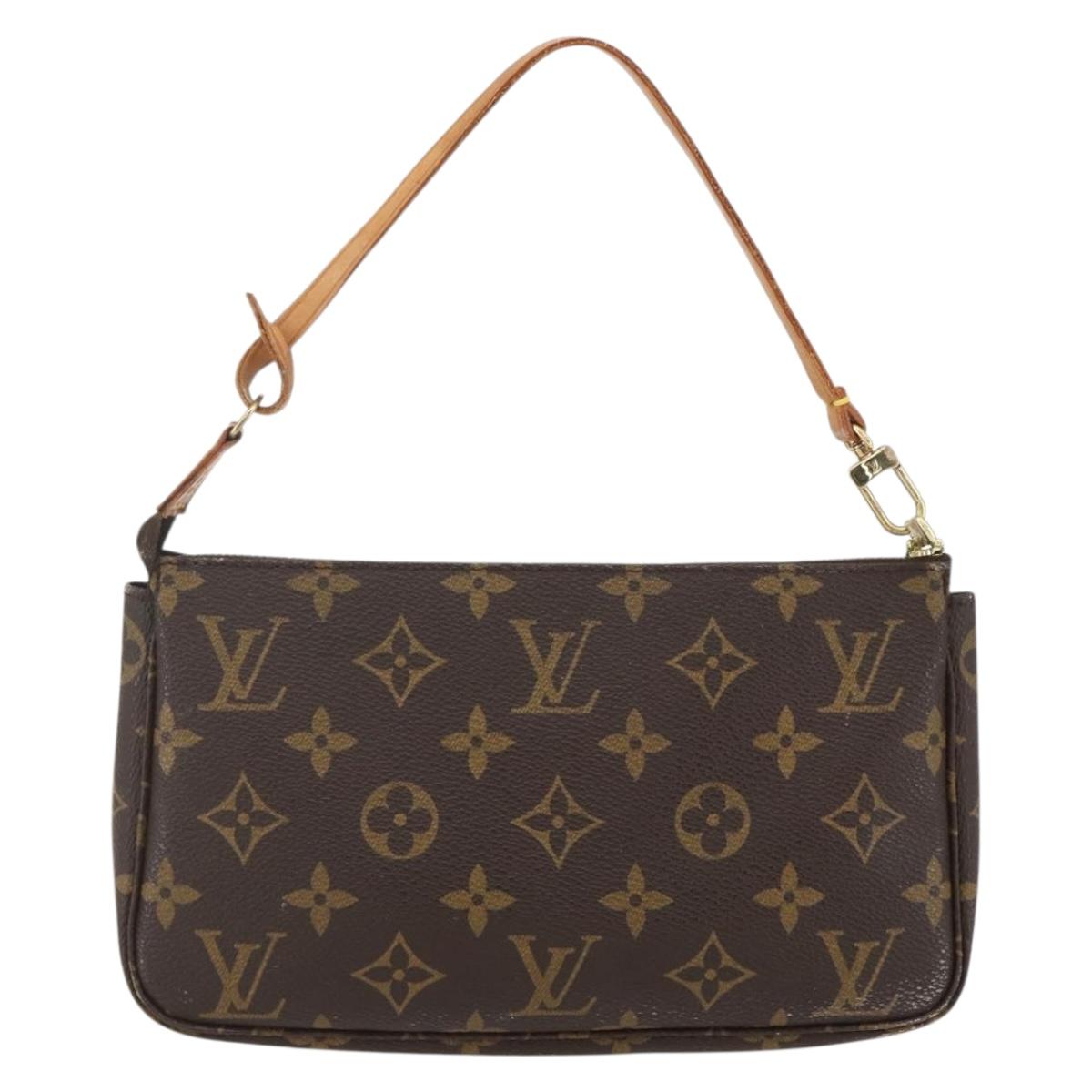 LOUIS VUITTON Monogram Pochette Accessoires Pouch M51980 LV Auth yk19644