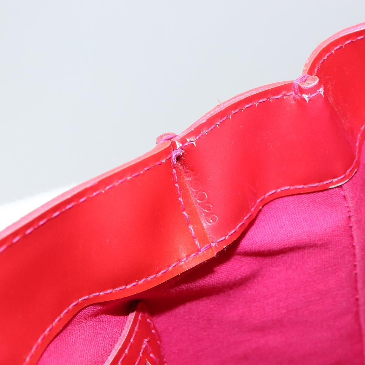 LOUIS VUITTON Vernis Wilshire Boulevard Bag Rose Pop M93643 LV Auth yk19648