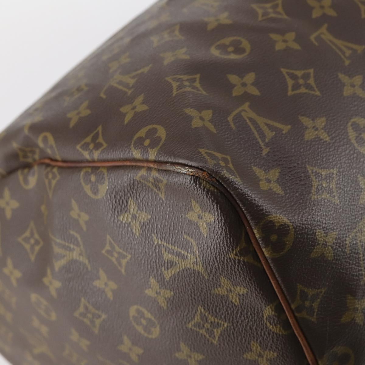LOUIS VUITTON Monogram Keepall 55 Boston Bag M41424 LV Auth yk19654