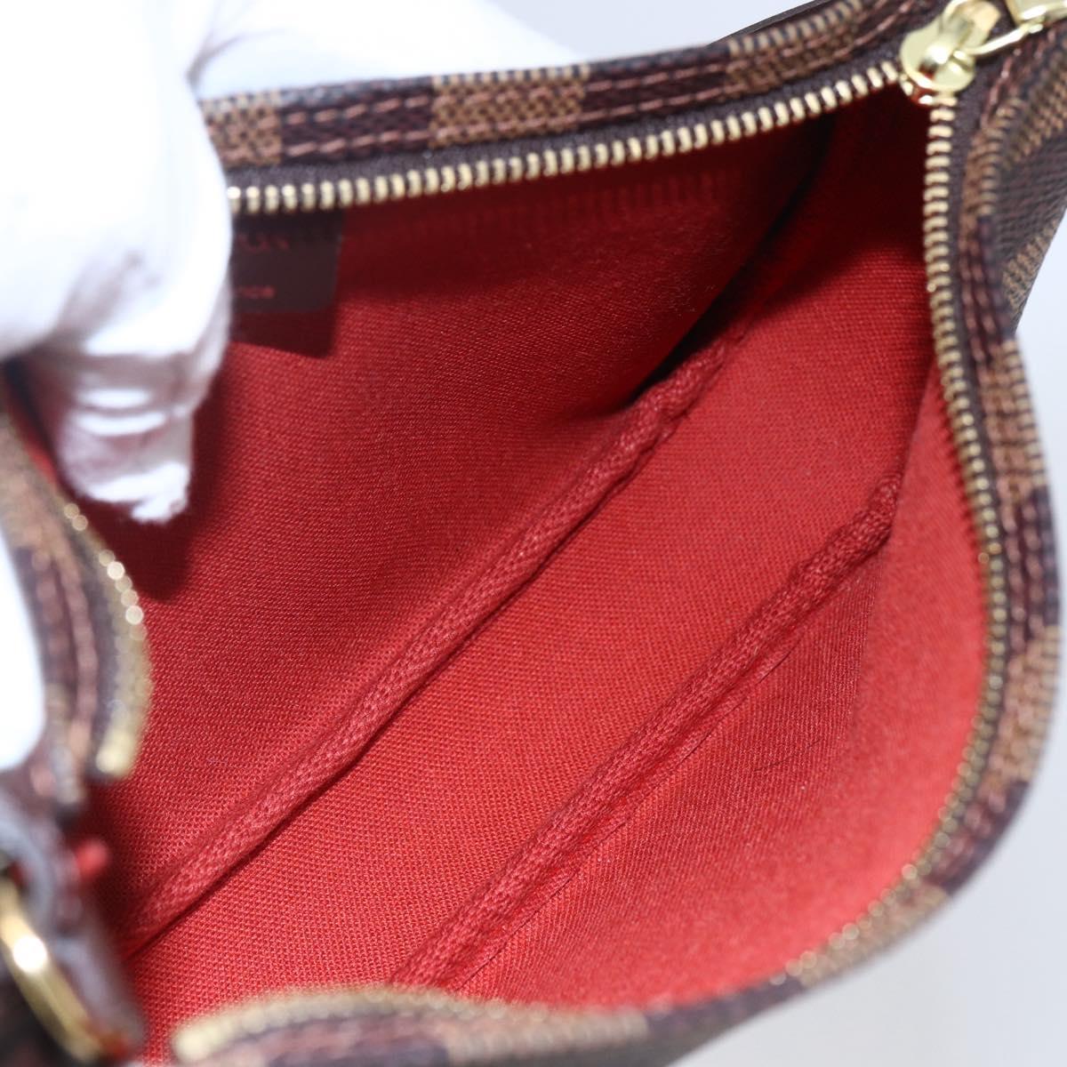 LOUIS VUITTON Damier Ebene Navona Accessory Pouch N51983 LV Auth yk19655V