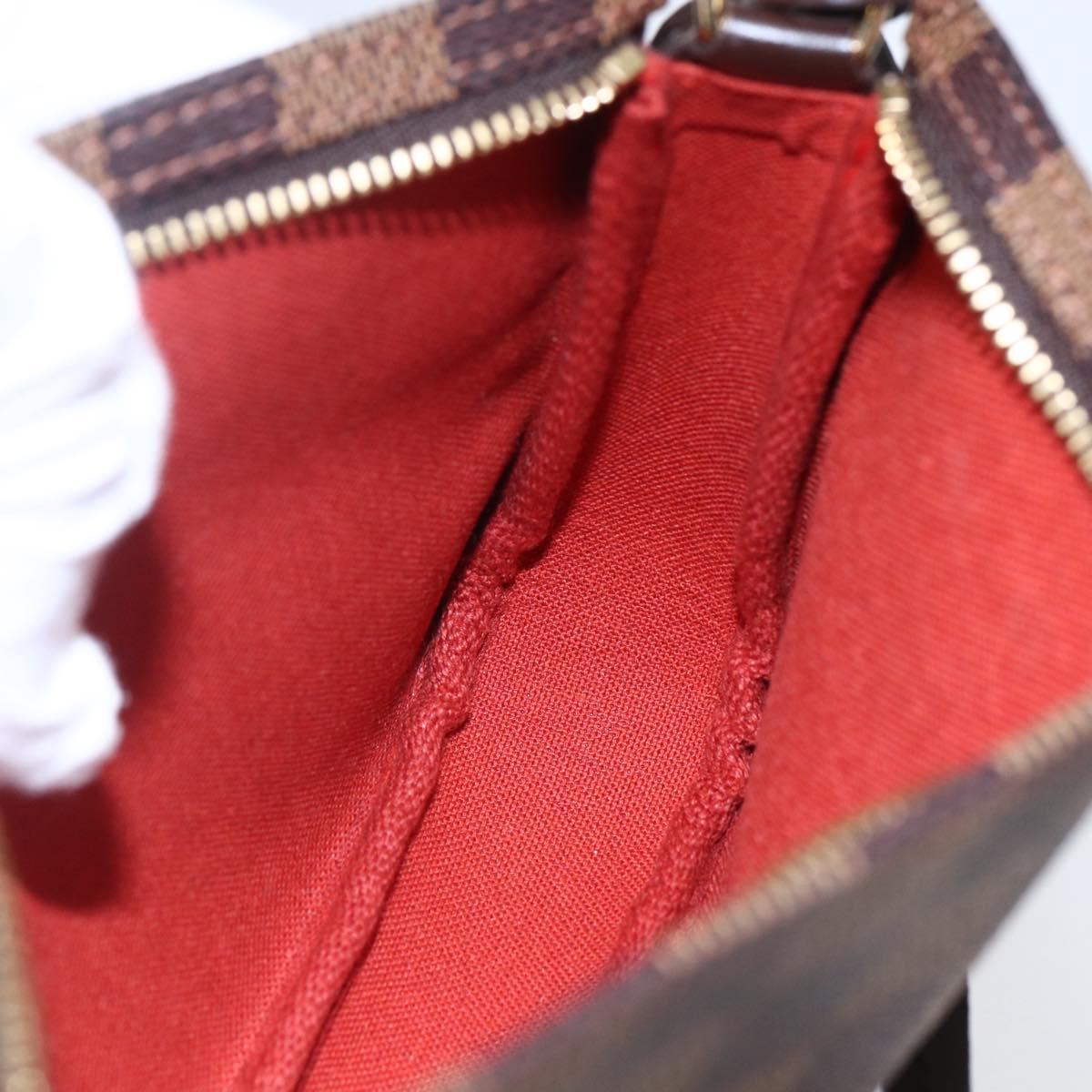 LOUIS VUITTON Damier Ebene Navona Accessory Pouch N51983 LV Auth yk19655V