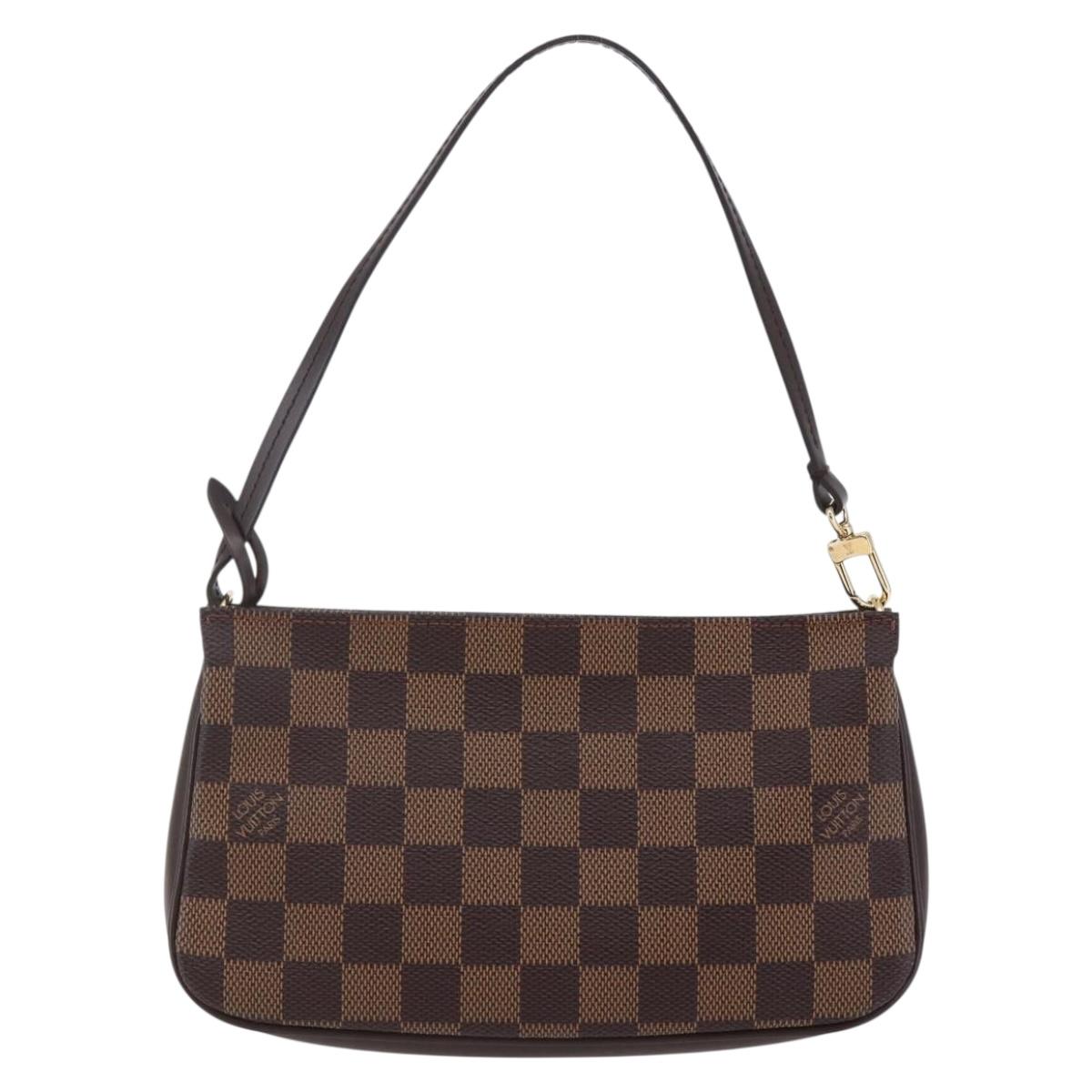 LOUIS VUITTON Damier Ebene Navona Accessory Pouch N51983 LV Auth yk19655V