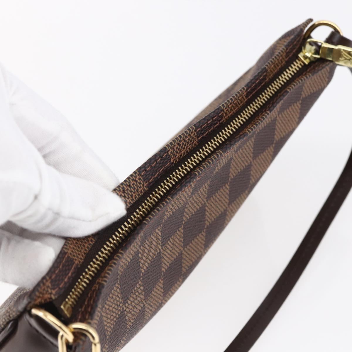 LOUIS VUITTON Damier Ebene Navona Accessory Pouch N51983 LV Auth yk19655V