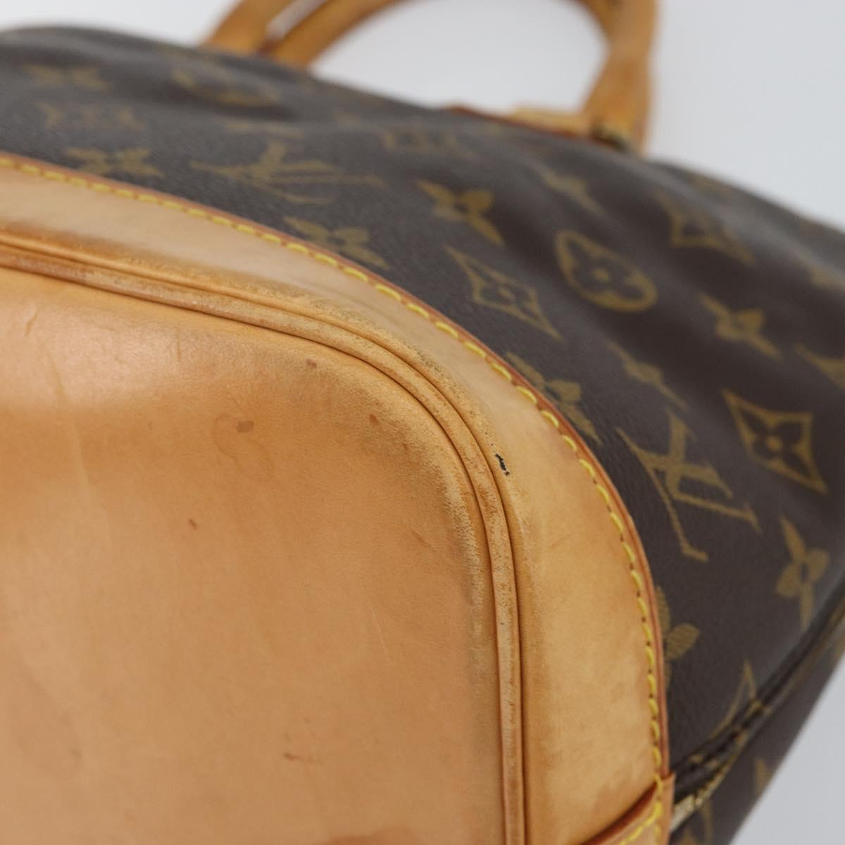 LOUIS VUITTON Monogram Alma Hand Bag M51130 LV Auth yk19656