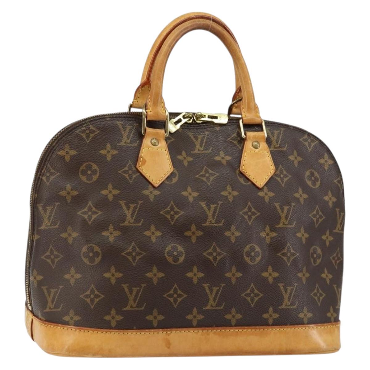 LOUIS VUITTON Monogram Alma Hand Bag M51130 LV Auth yk19656