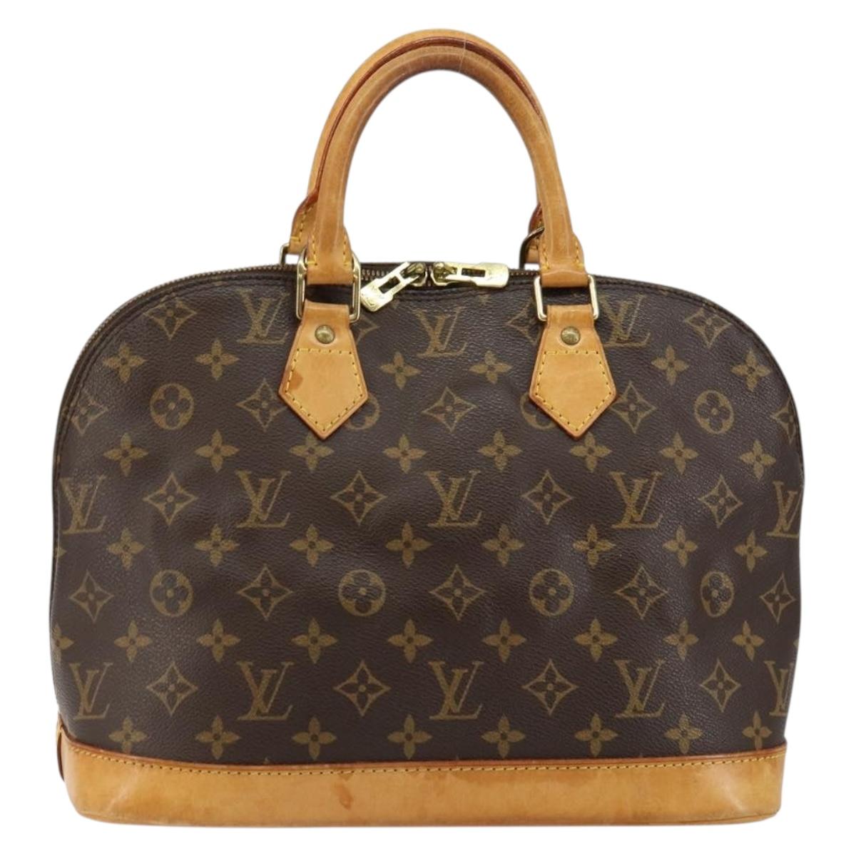 LOUIS VUITTON Monogram Alma Hand Bag M51130 LV Auth yk19656