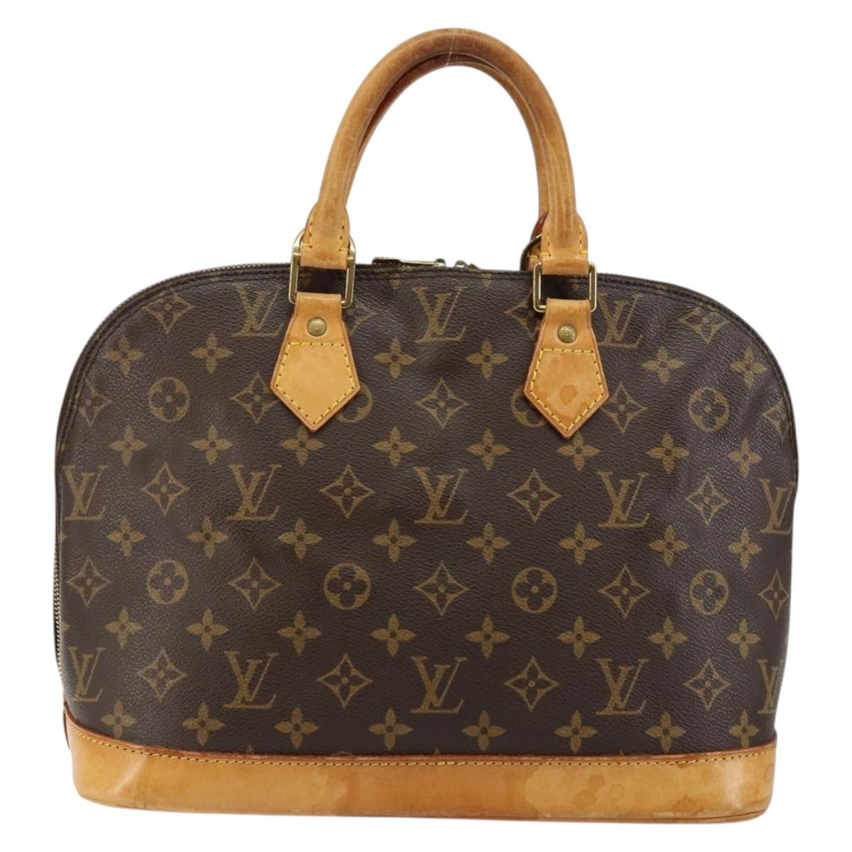 LOUIS VUITTON Monogram Alma Hand Bag M51130 LV Auth yk19656