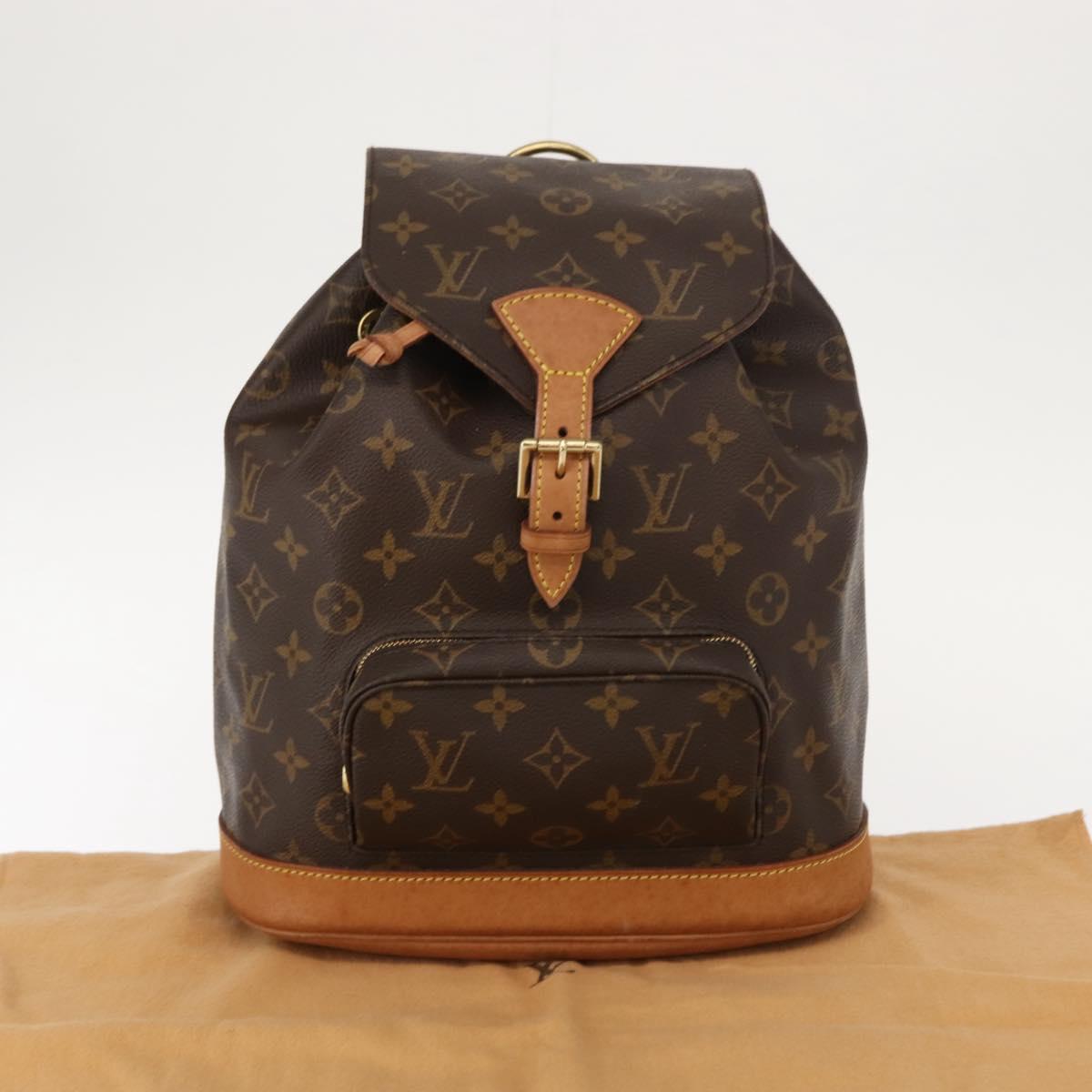 LOUIS VUITTON Monogram Montsouris MM Backpack M51136 LV Auth yk19672