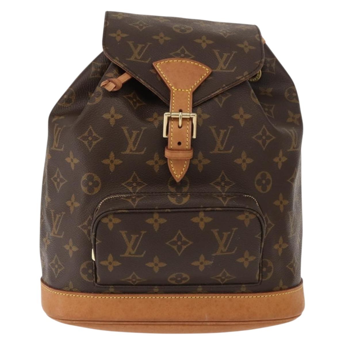 LOUIS VUITTON Monogram Montsouris MM Backpack M51136 LV Auth yk19672