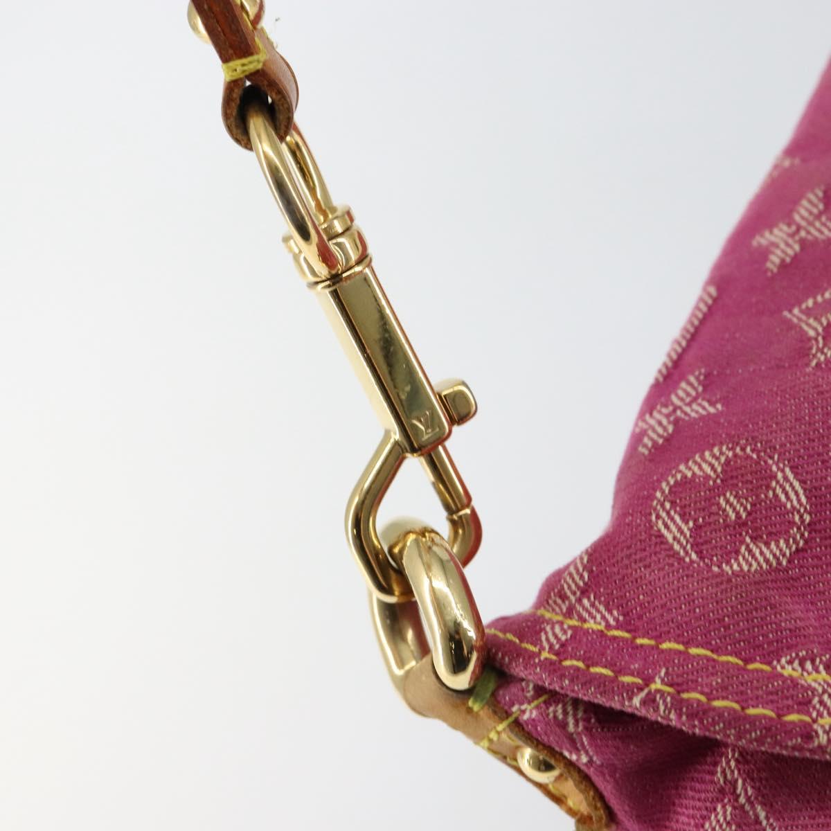 LOUIS VUITTON Monogram Denim Mini Preity Bag Pink M95216 LV Auth yk19674