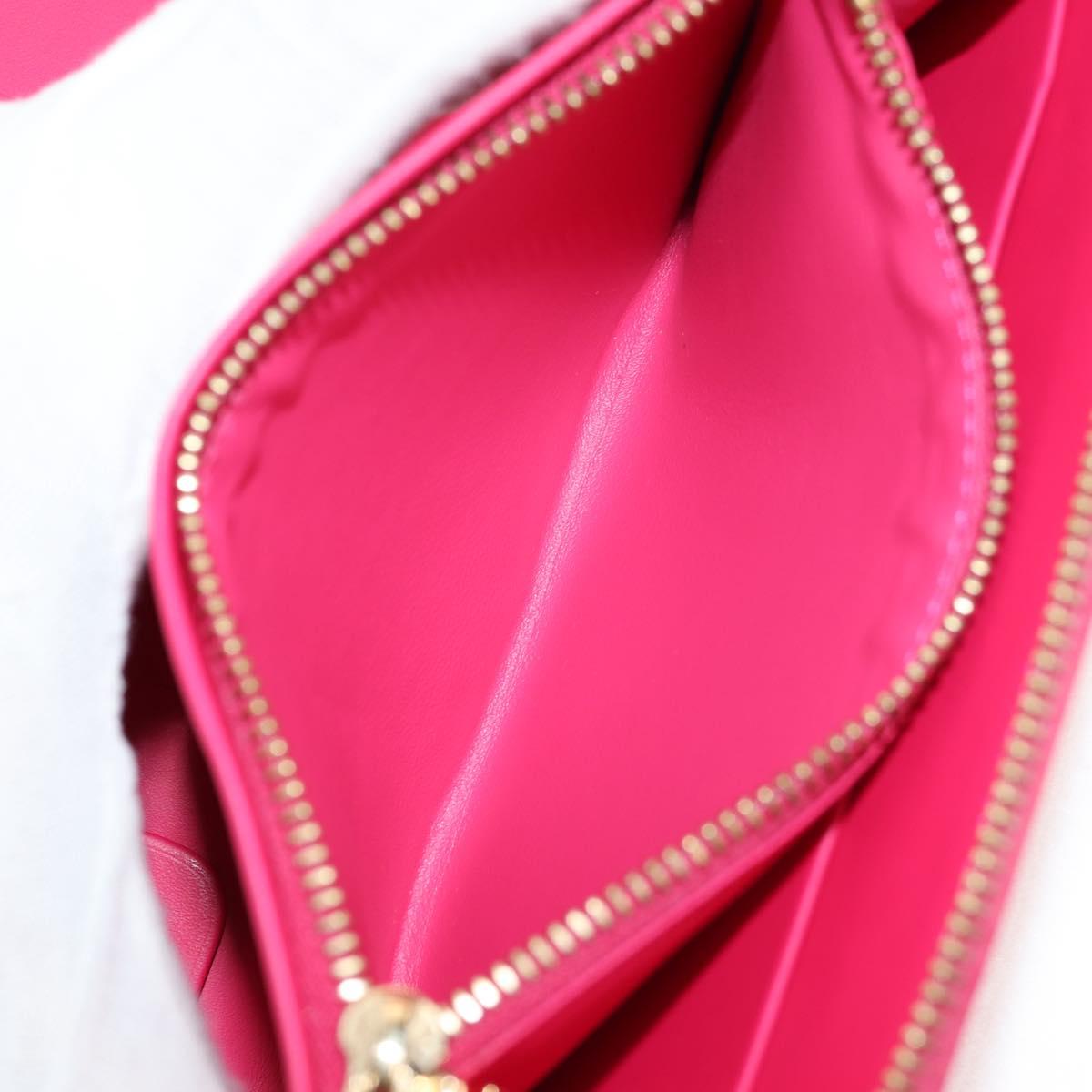 LOUIS VUITTON Monogram Vernis Eldridge Wallet Fuchsia Pink M91240 Auth yk19678V