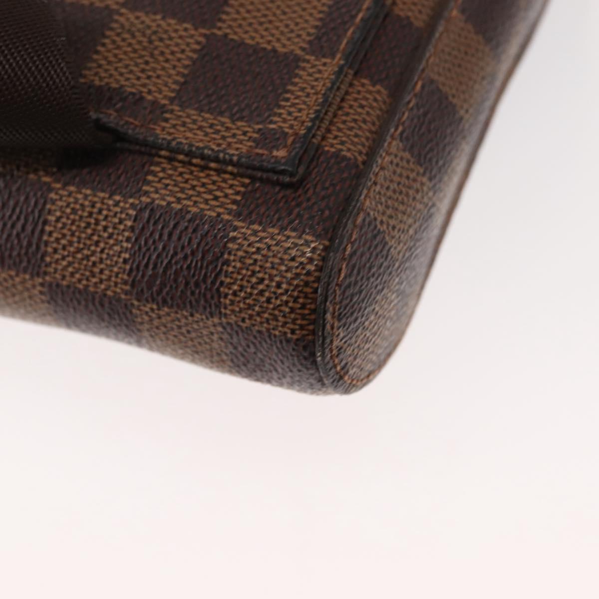 LOUIS VUITTON Damier Ebene Geronimos Shoulder Bag N51994 LV Auth yk19692