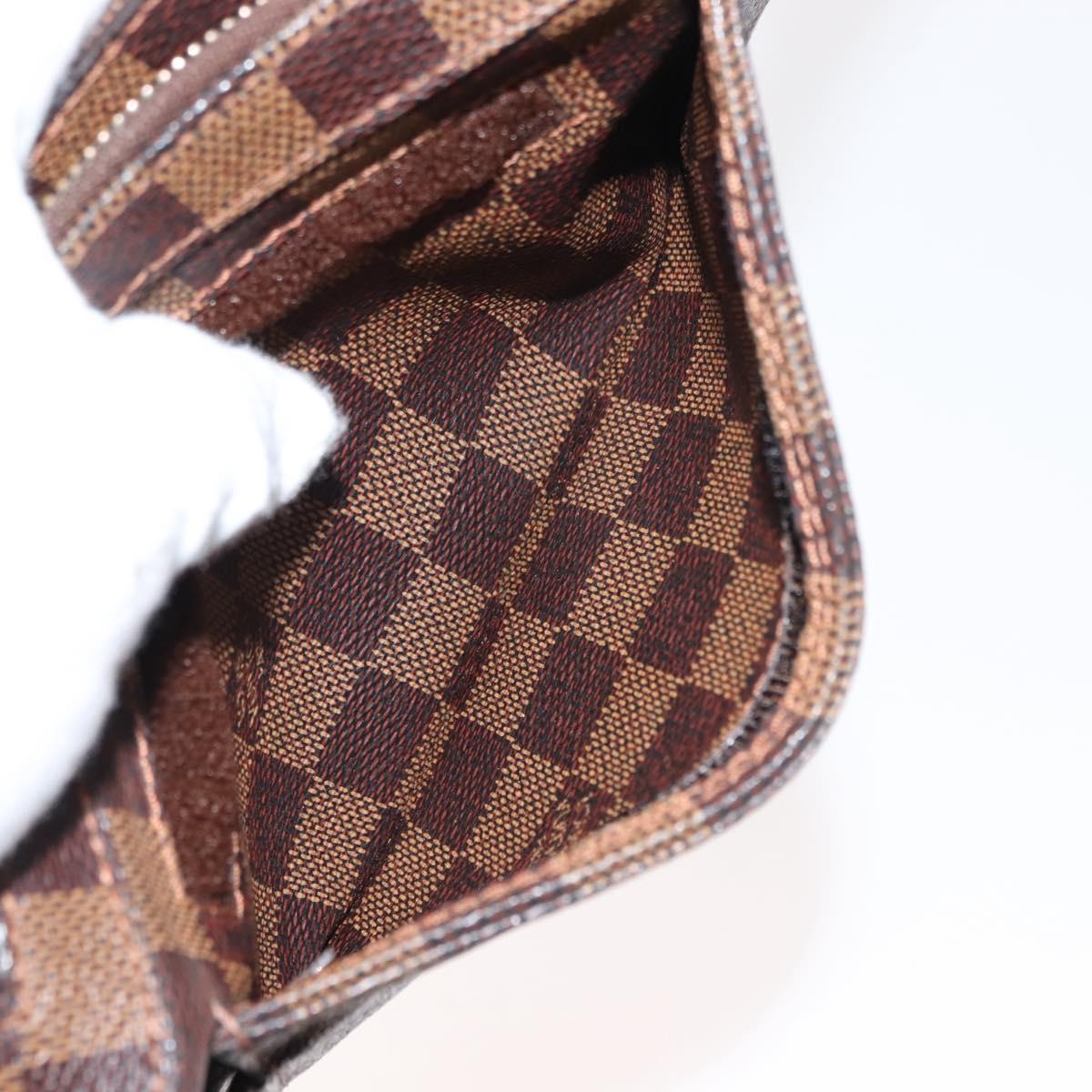 LOUIS VUITTON Damier Ebene Geronimos Shoulder Bag N51994 LV Auth yk19692