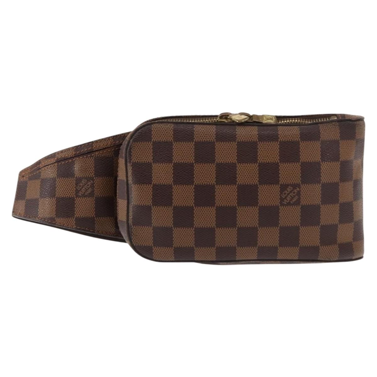 LOUIS VUITTON Damier Ebene Geronimos Shoulder Bag N51994 LV Auth yk19692