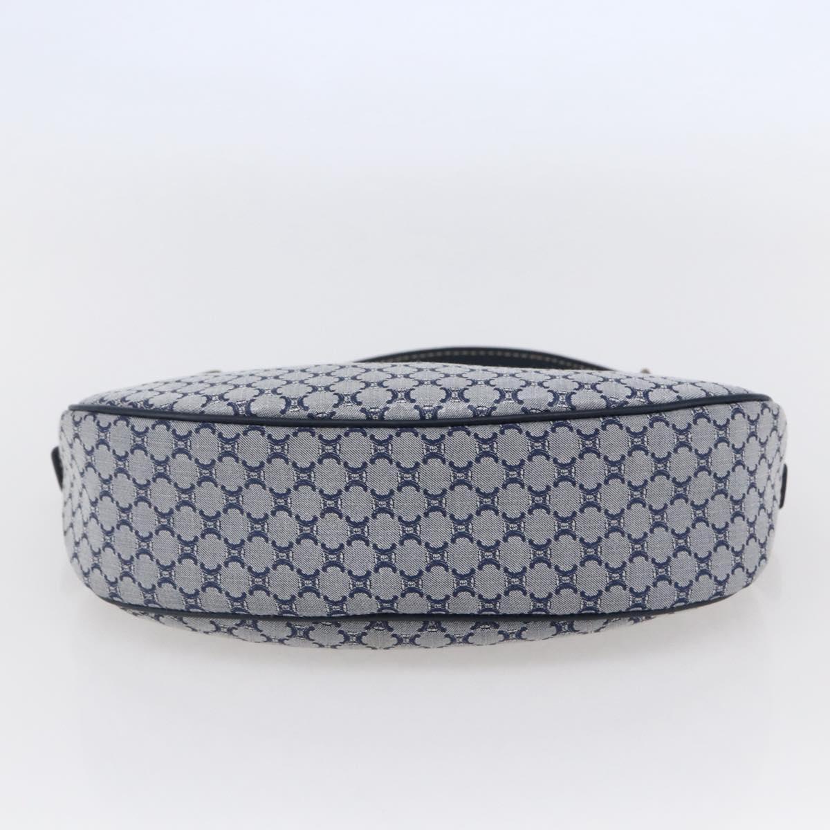 CELINE Macadam Canvas Hand Bag Navy Auth yk19718