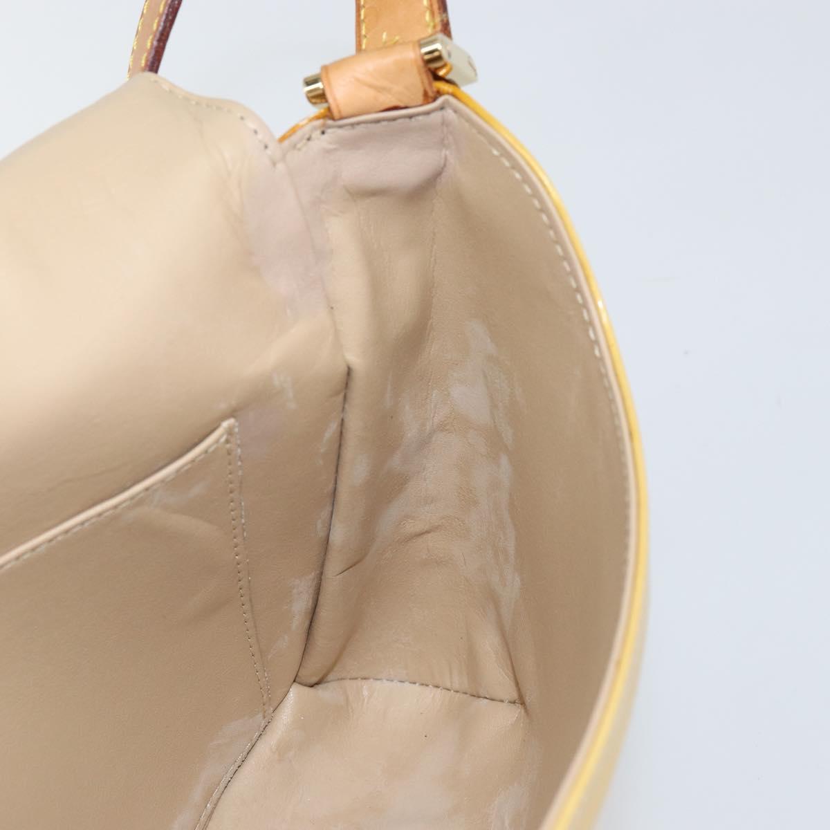 LOUIS VUITTON Monogram Vernis Thompson Street Bag Beige M91301 LV Auth yk19727